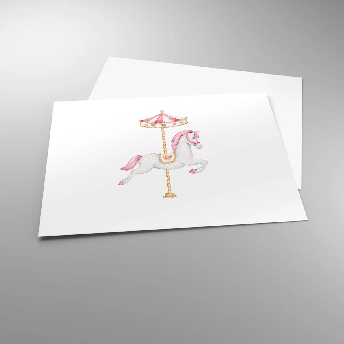 Plagát - Vyrazil z kopýtka - 40x30 cm