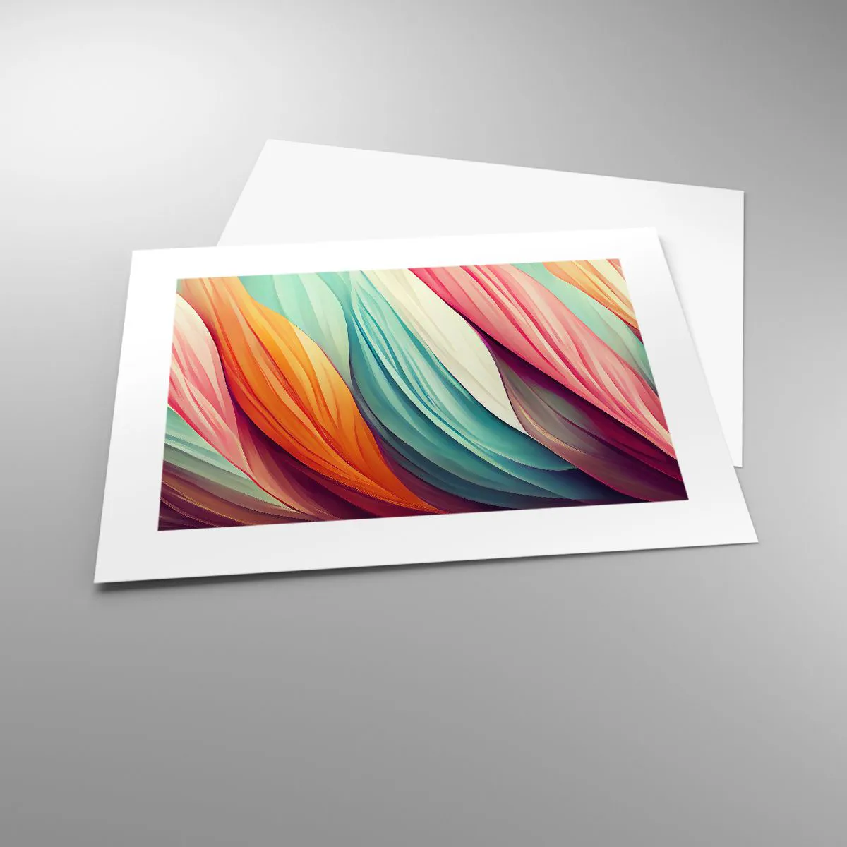 Poster - Regenbogengewebe - 40x30 cm