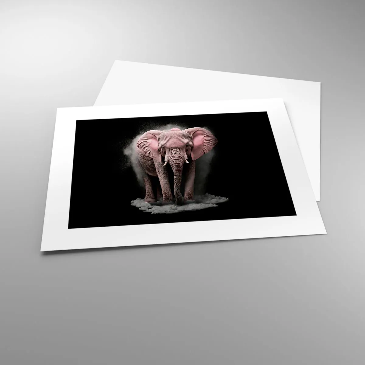 Poster - Non pensare all'elefante rosa! - 40x30 cm