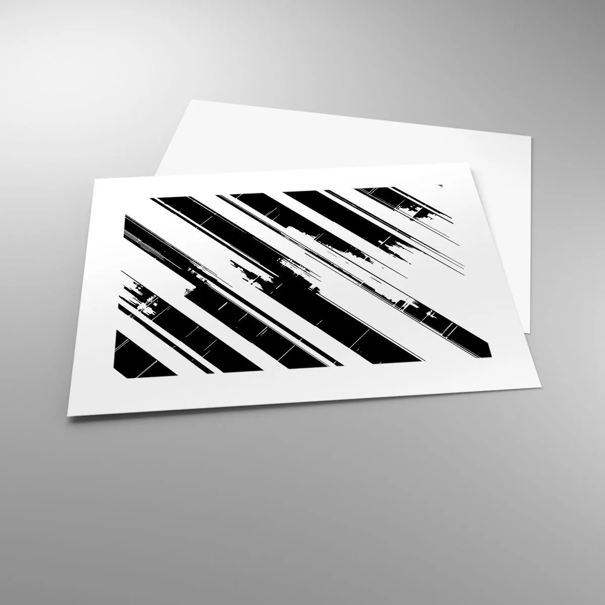 Poster - Een intense en dynamische compositie - 40x30 cm