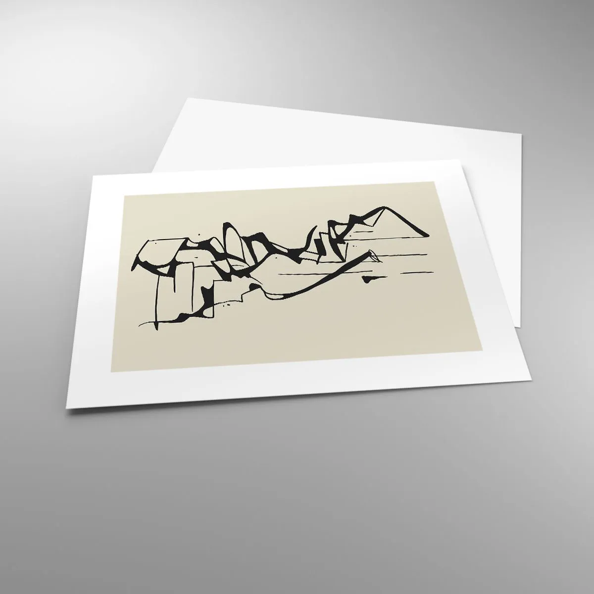 Affiche - Poster - Peut-être un paysage - 40x30 cm