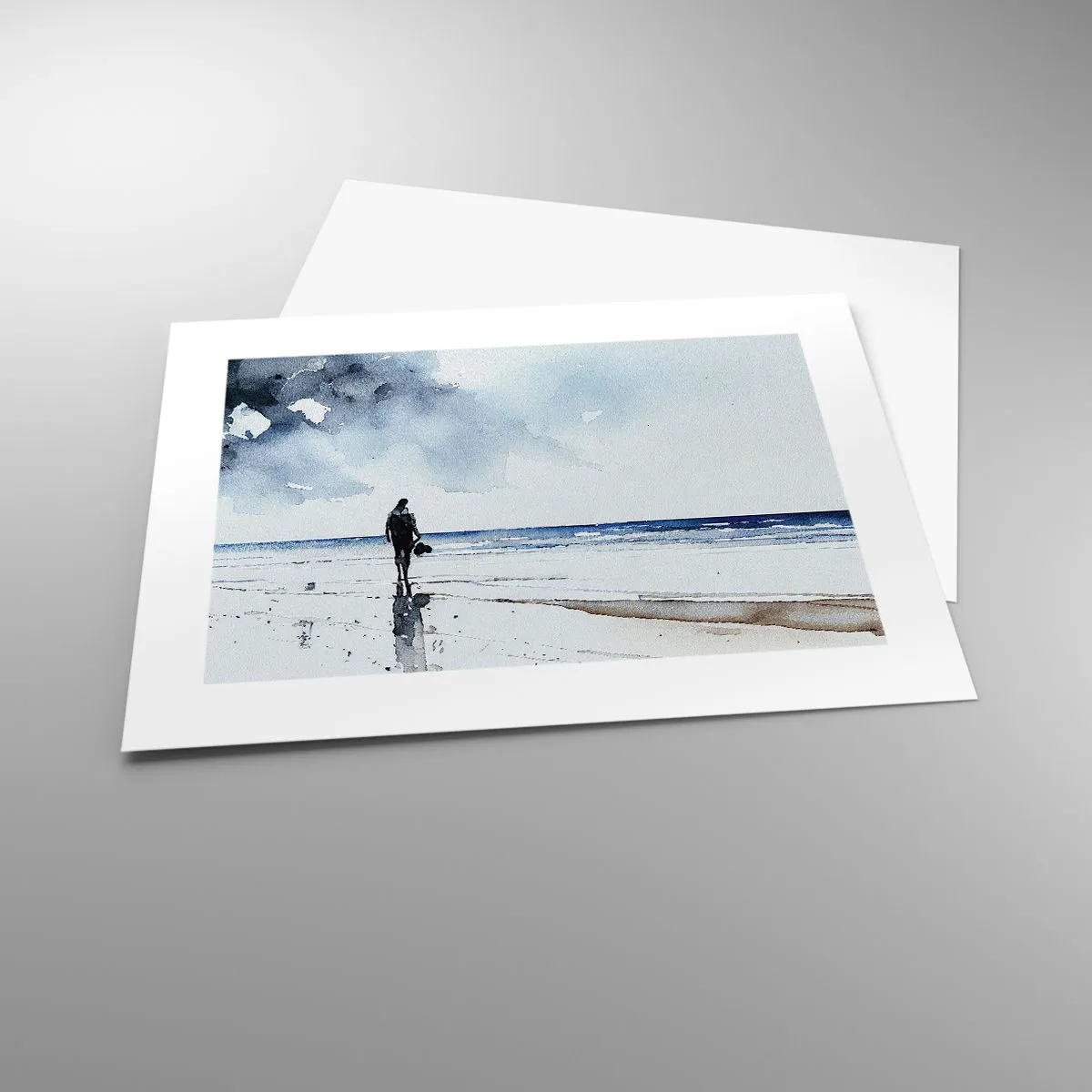 Poster - Gespräch mit dem Meer - 40x30 cm