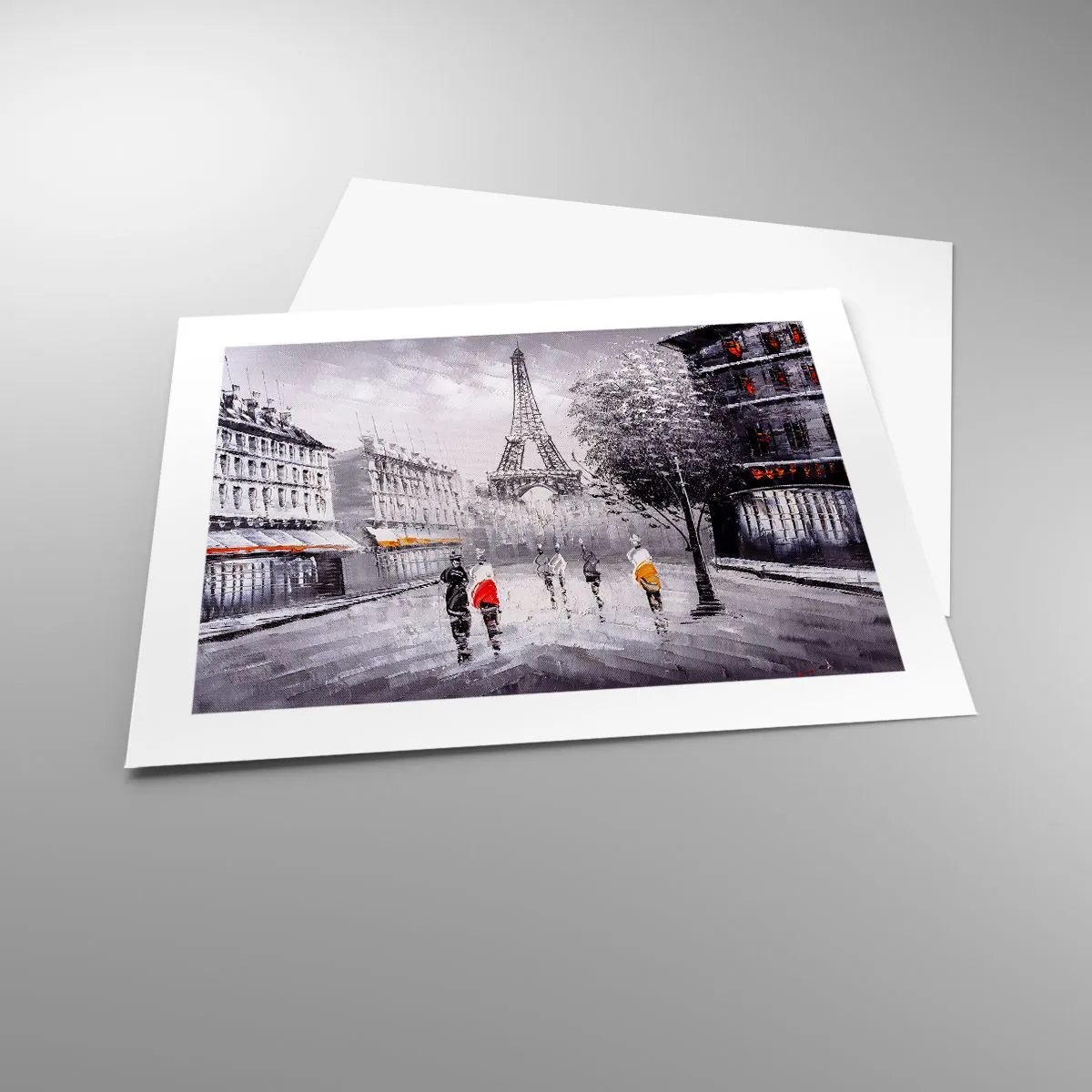 Affiche - Poster - Balade parisienne - 50x40 cm