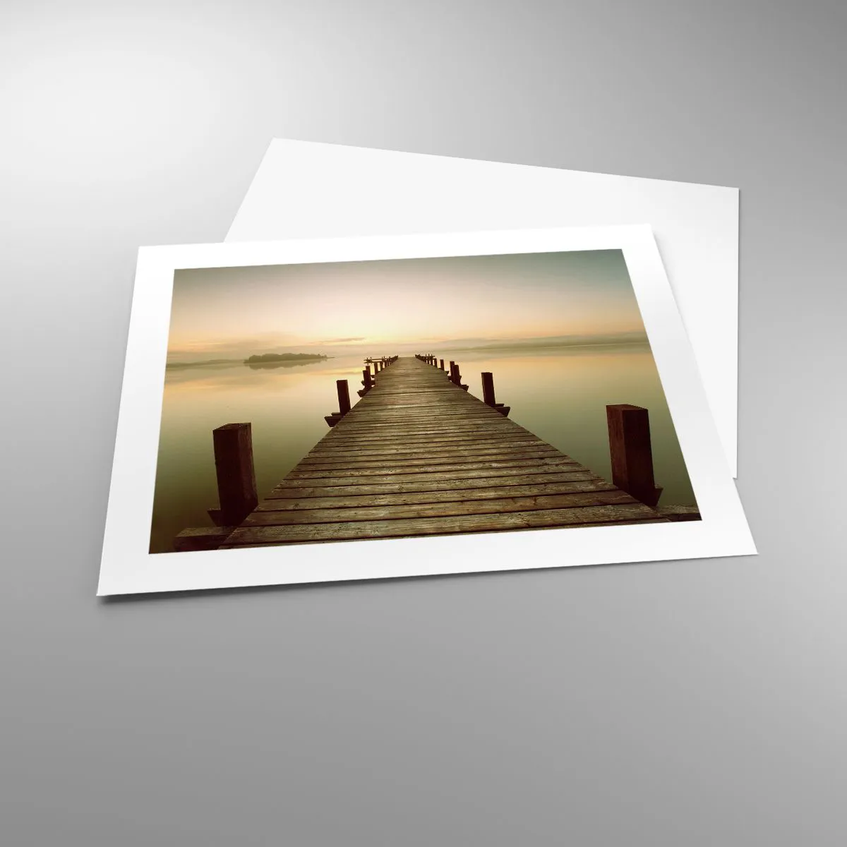 Plakát - Rozbřesk, svítání, světlo - 50x40 cm