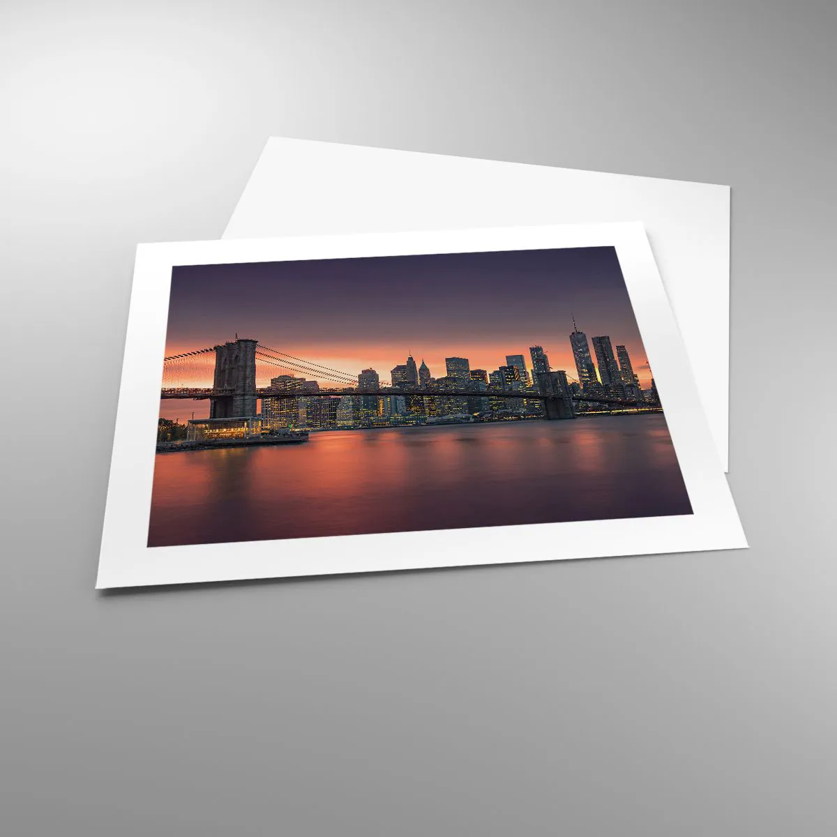 Poster - Submerged in Lilac Silence - 50x40 cm