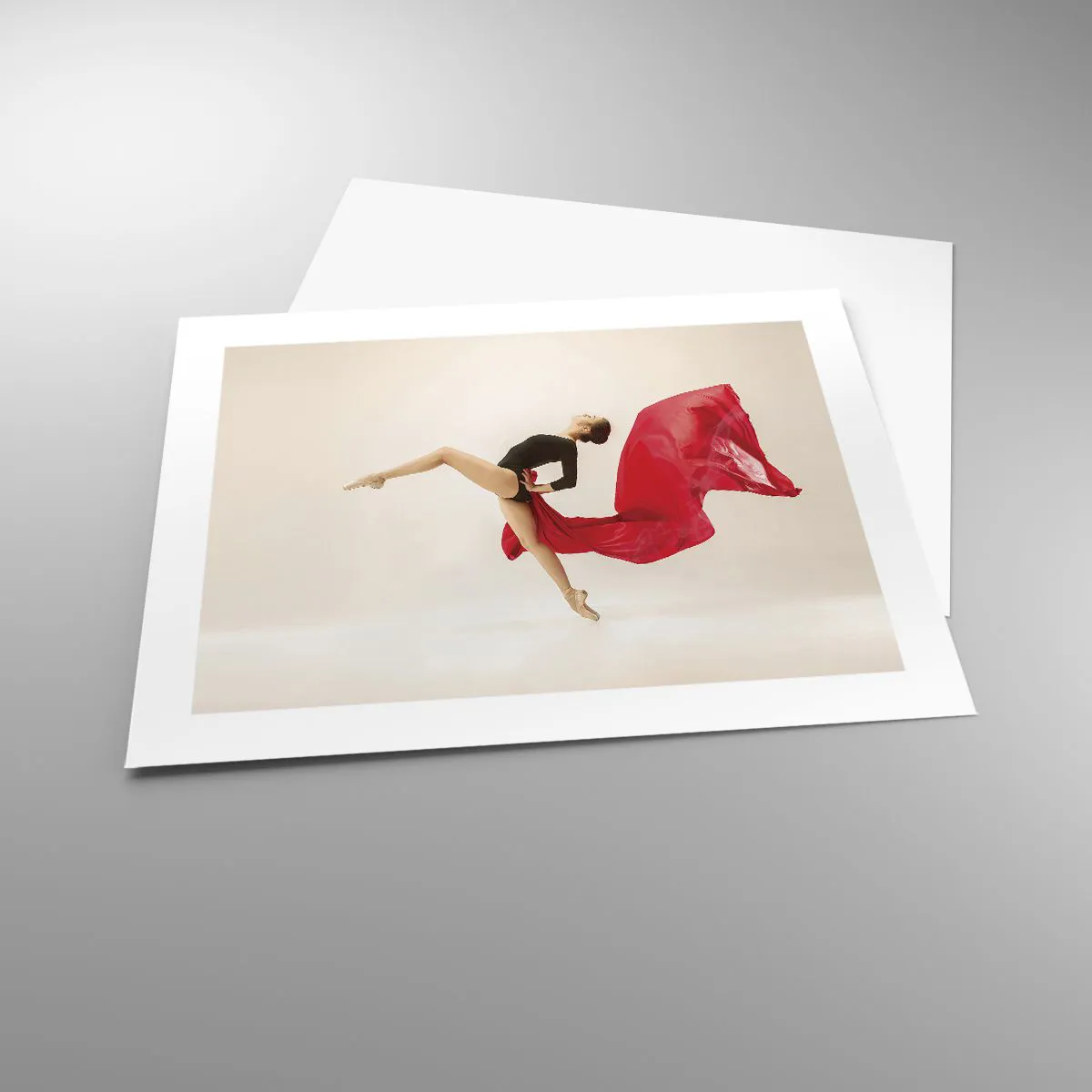 Affiche - Poster - Rouge et noir - 50x40 cm