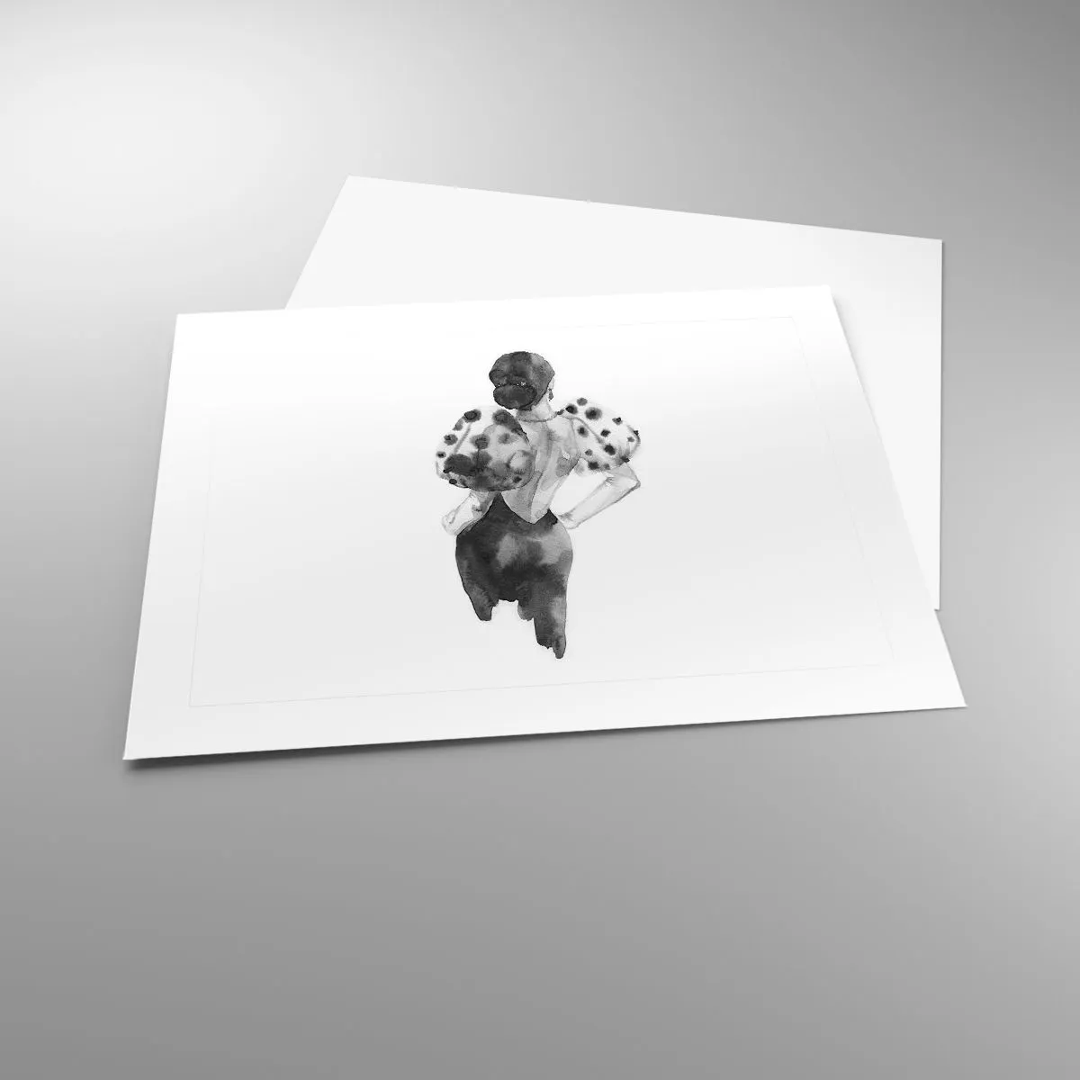 Poszter - Egyenesen elsétált mellettem - 50x40 cm