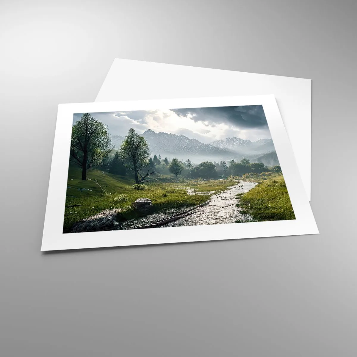 Plakat - Der og tilbage - 50x40 cm