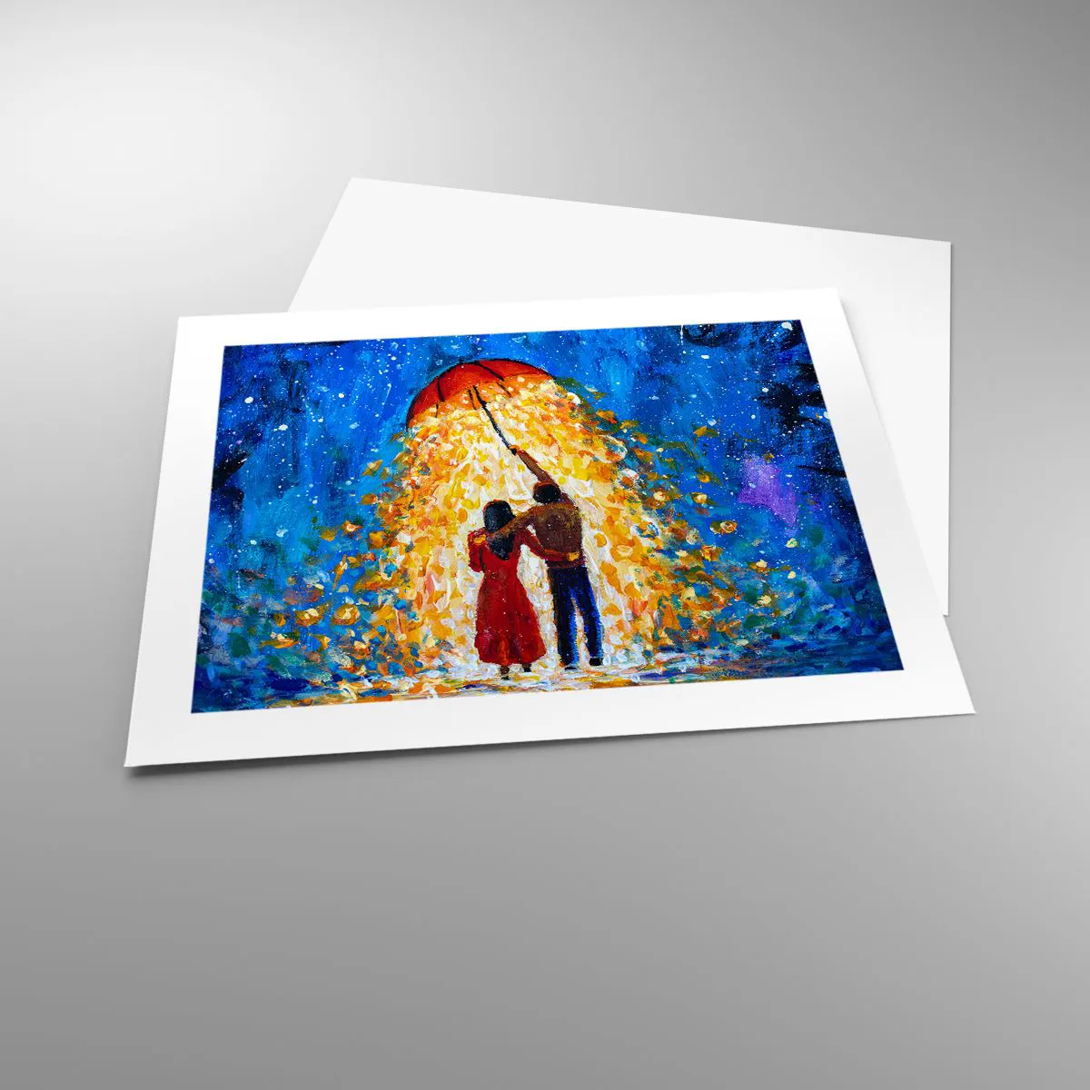 Poster - Magic of a Rainy Evening? - 50x40 cm