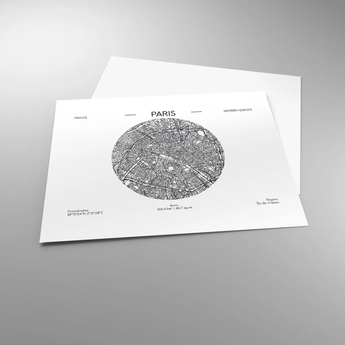 Poster - Anatomia di Parigi - 50x40 cm