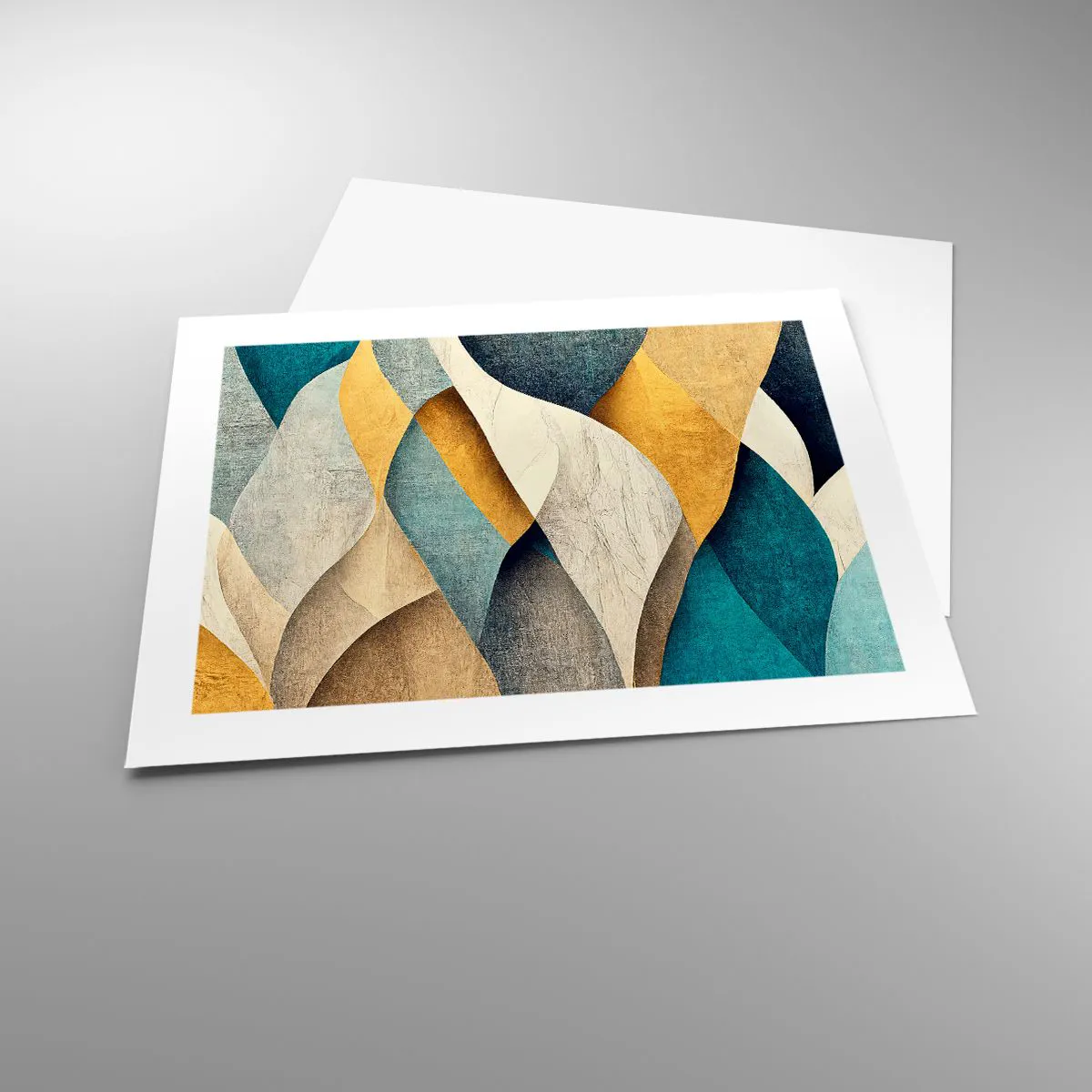 Affiche - Poster - Rythme et vague - 50x40 cm