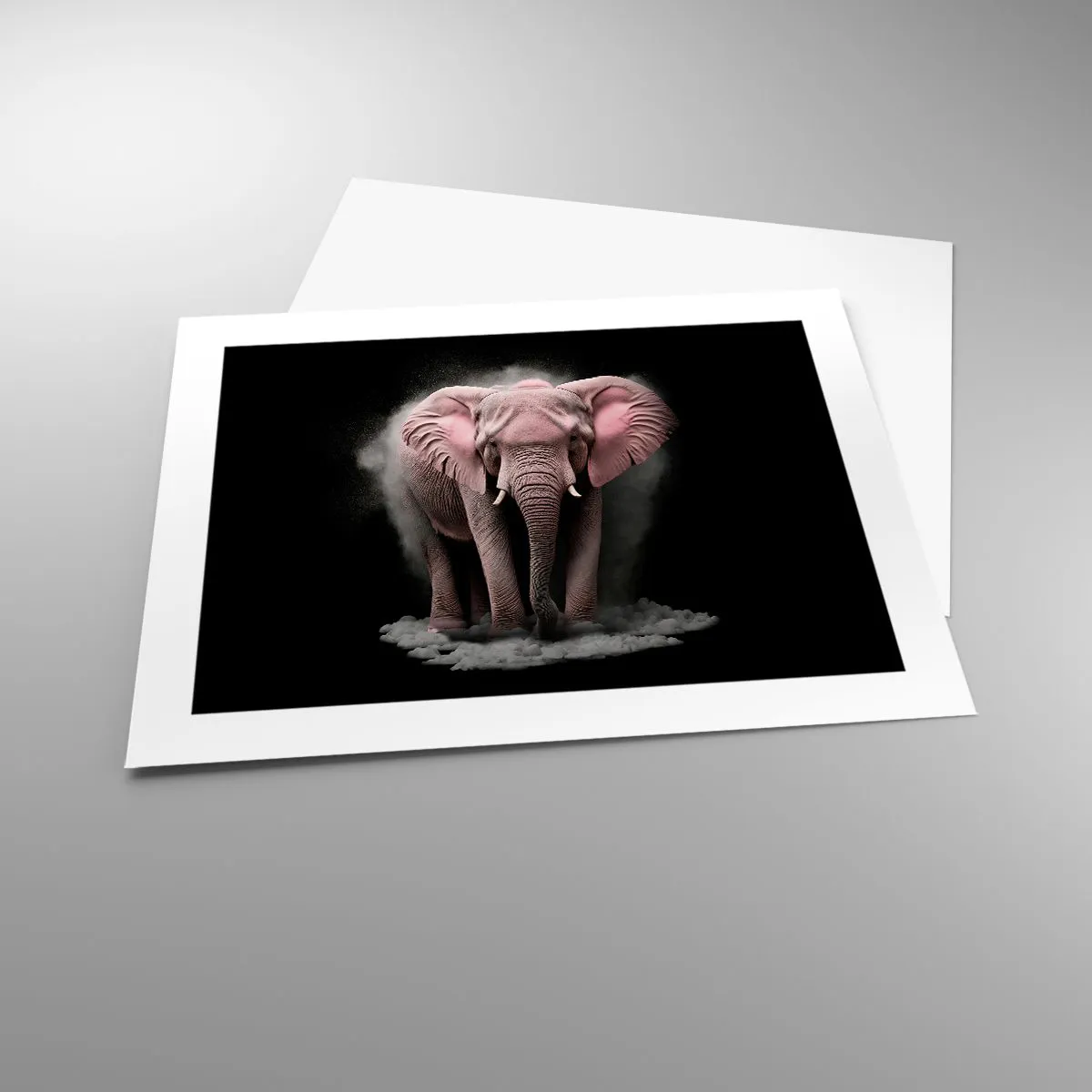 Poszter - Ne gondolj rózsaszín elefántra! - 50x40 cm