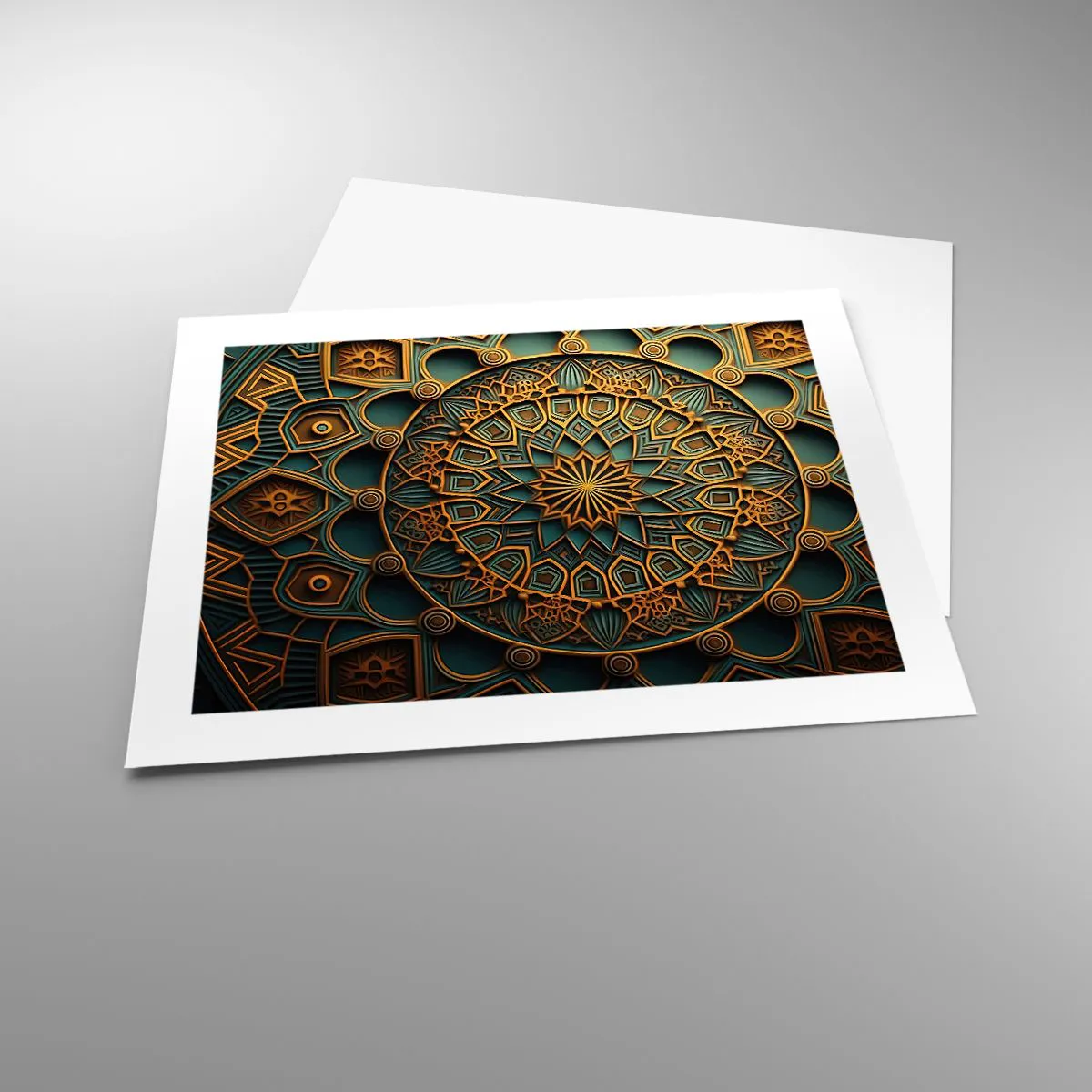 Affiche - Poster - Dans une ambiance arabe - 50x40 cm