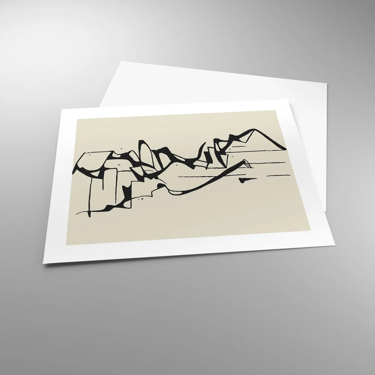 Affiche - Poster - Peut-être un paysage - 50x40 cm