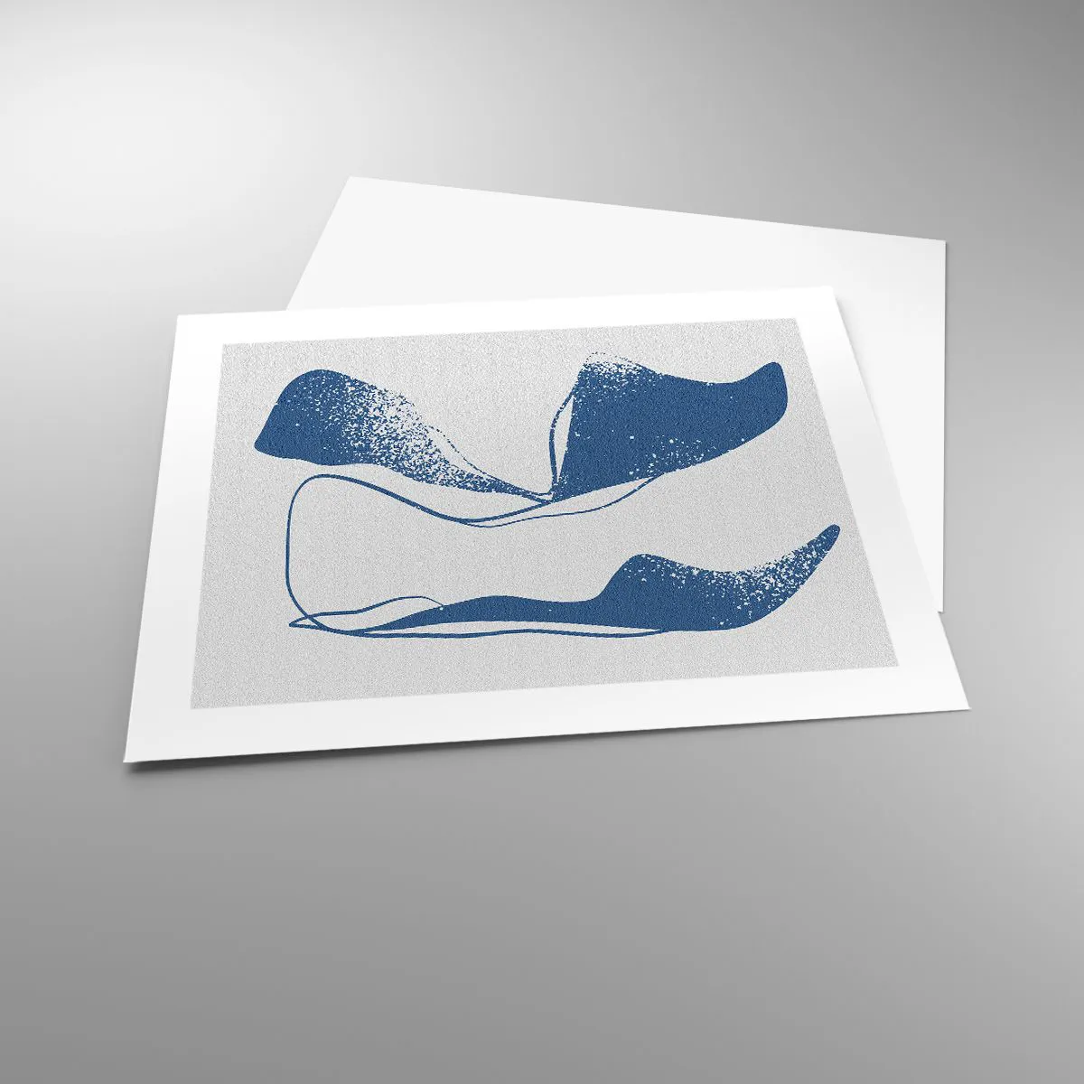 Poster - Geflügelte Abstraktion - 50x40 cm