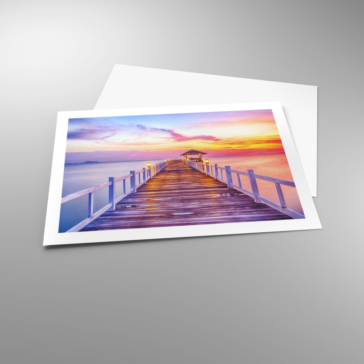 Poster Landschaft, Poster Meer, Poster Bucht, Poster Der Sonnenuntergang, Poster Horizont
