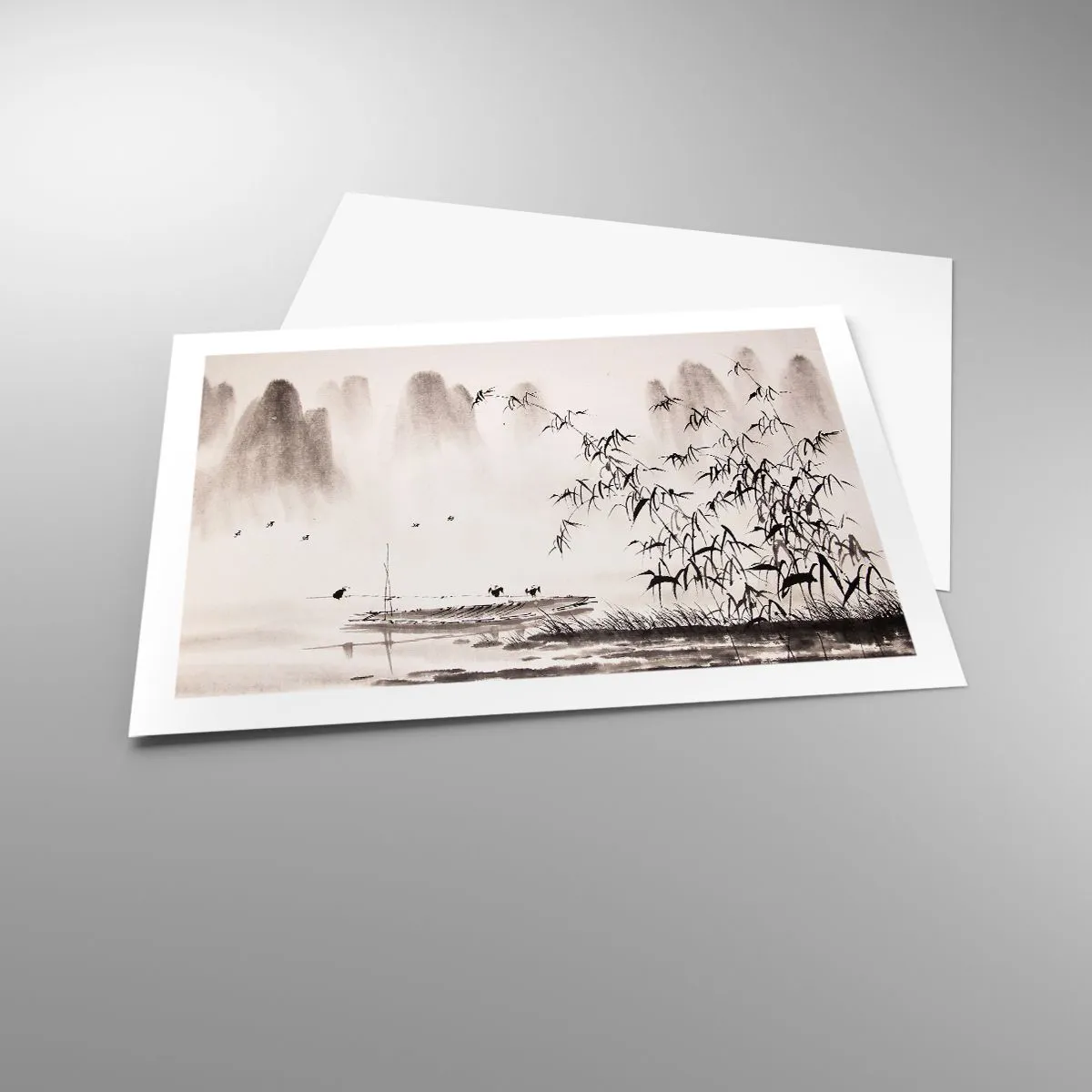 Poster - Quiet As a Rice Field - 70x50 cm