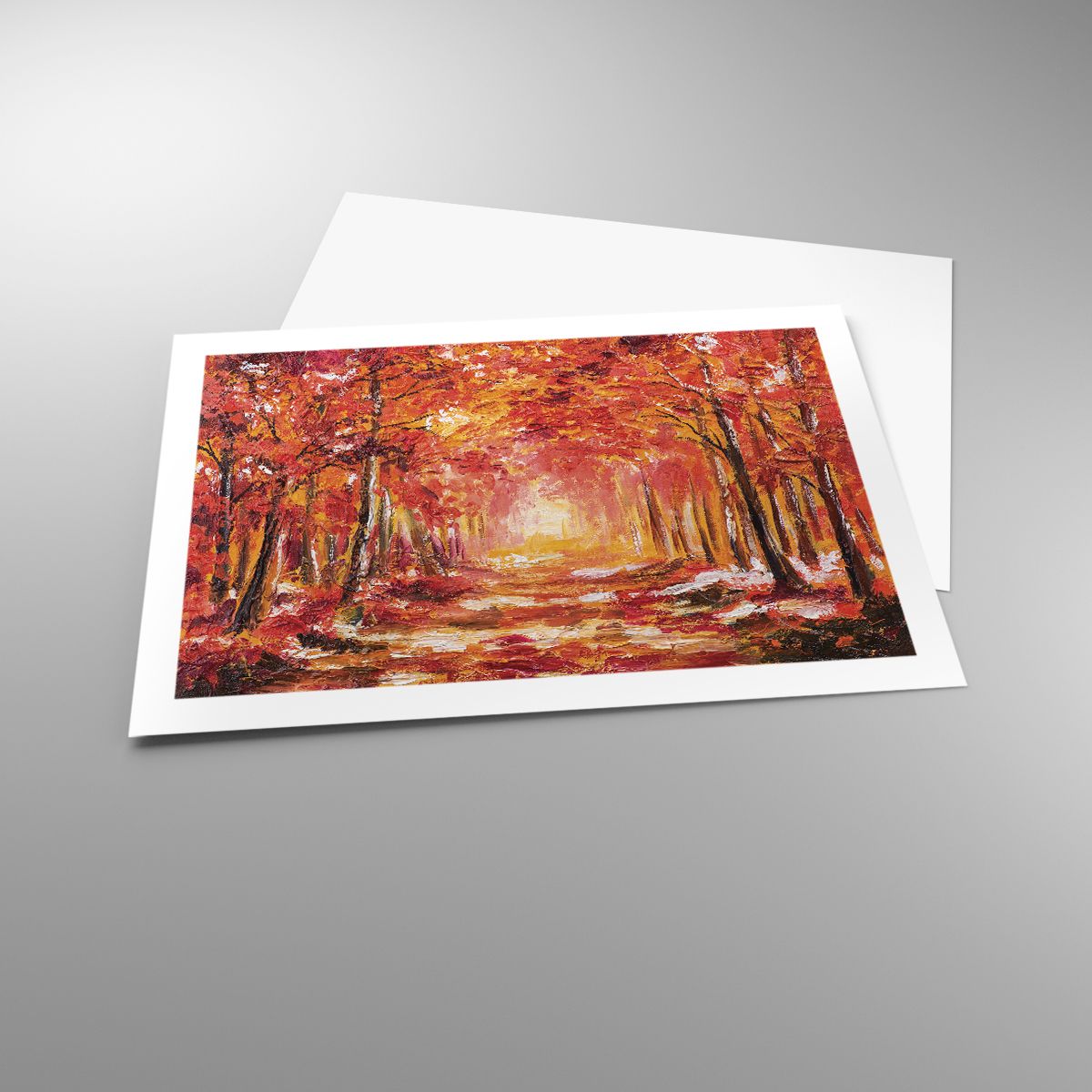 Poster Autumn, Poster Park, Poster Landscape, Poster Art, Poster Painting