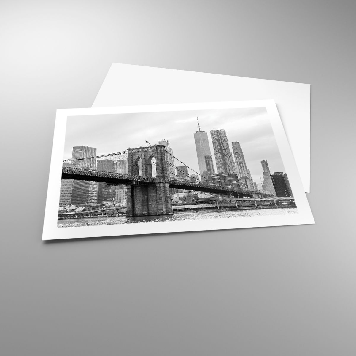 Poster New York, Poster Brooklyn Bridge, Poster Manhattan, Poster Architecture, Poster  City