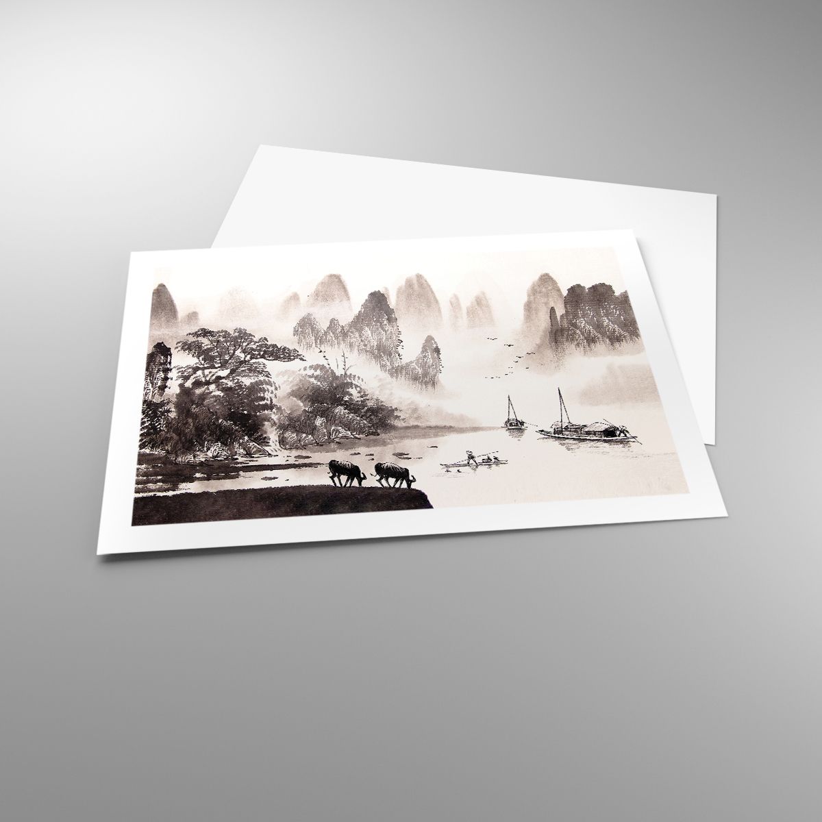 Poster Landscape, Poster Asia, Poster Sepia, Poster Nature, Poster Art