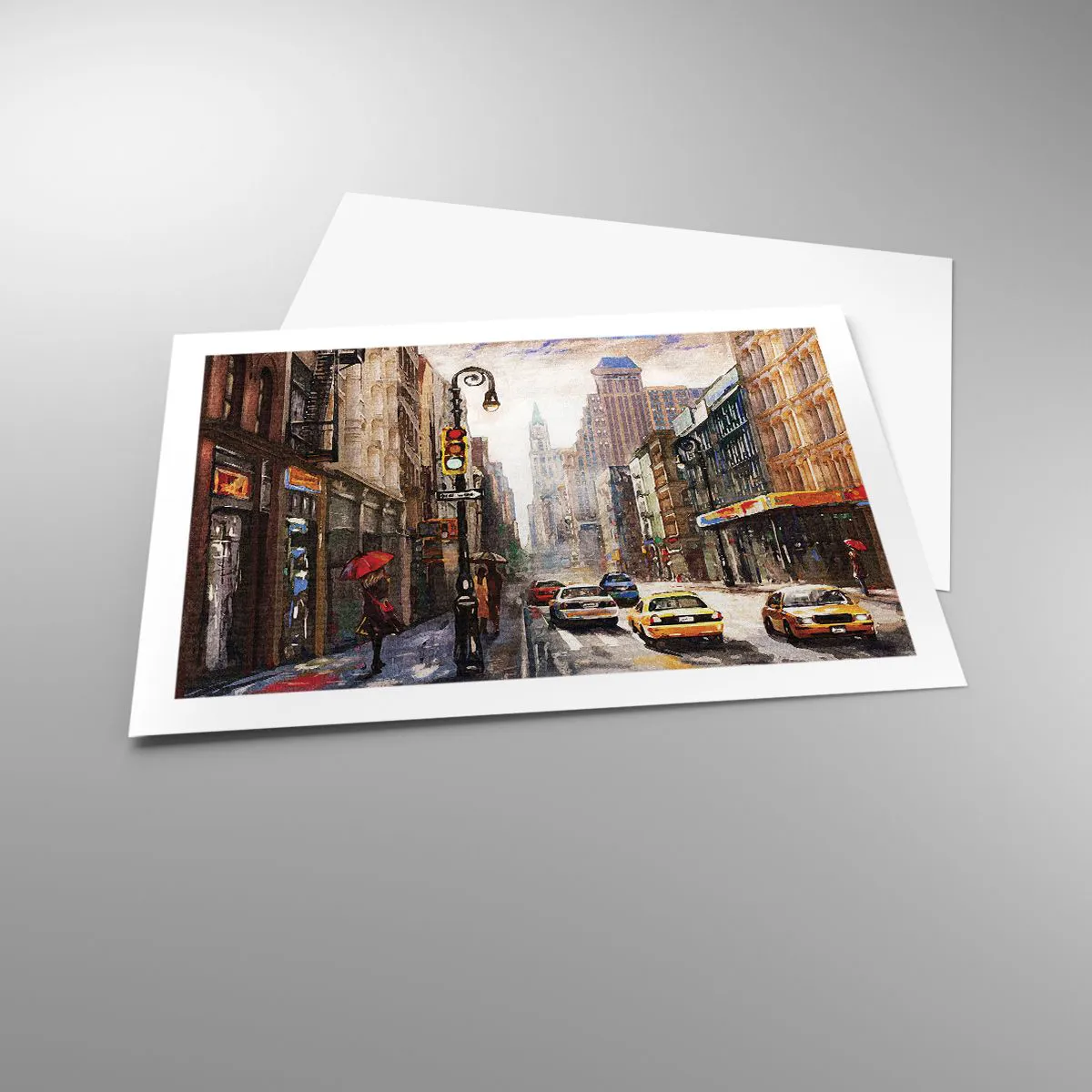 Poszter - New York – esőben is színes - 70x50 cm