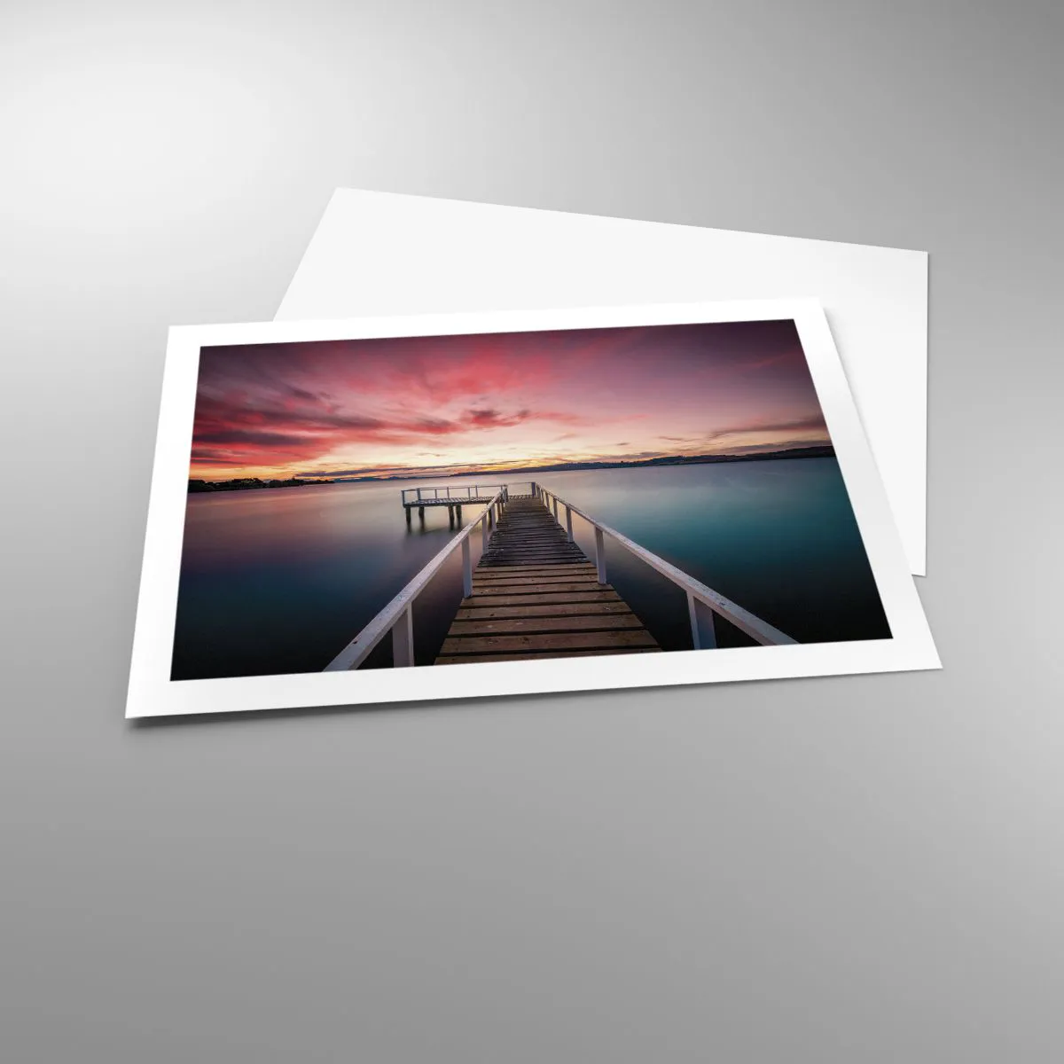 Affiche - Poster - La douce flamme du soir - 70x50 cm