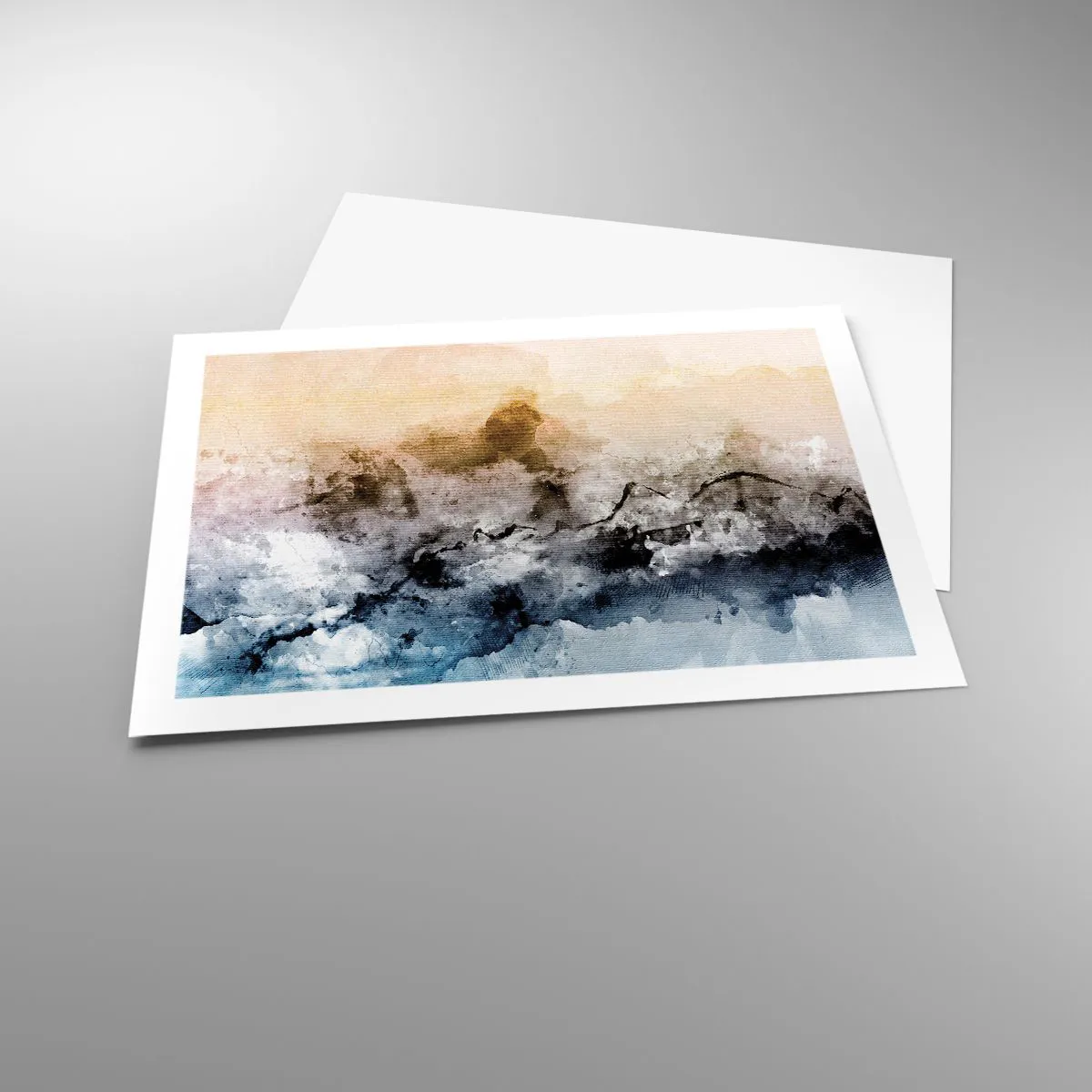 Plakát - Ponořené do mračna mlhy - 70x50 cm