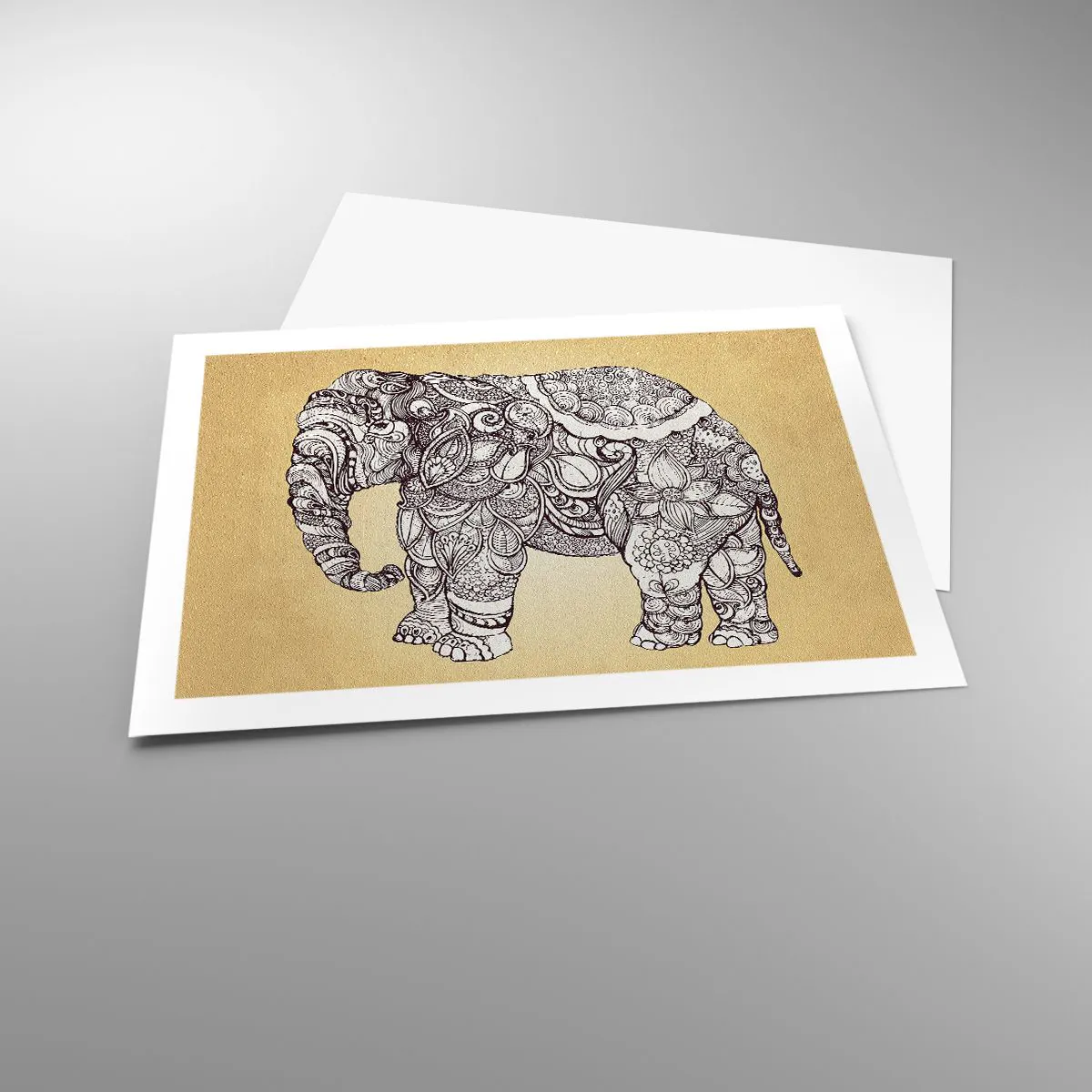 Plakát - Skrytý slon - 70x50 cm