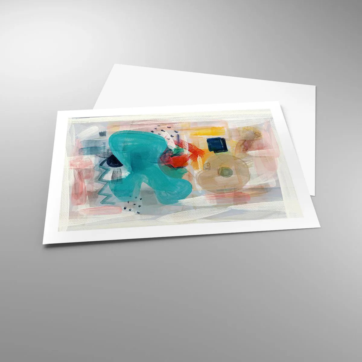 Affisch - Ett färgglatt spel - 70x50 cm