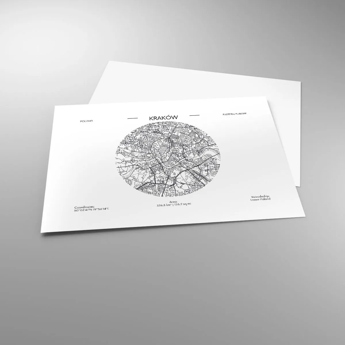 Poster - Anatomia di Cracovia - 70x50 cm