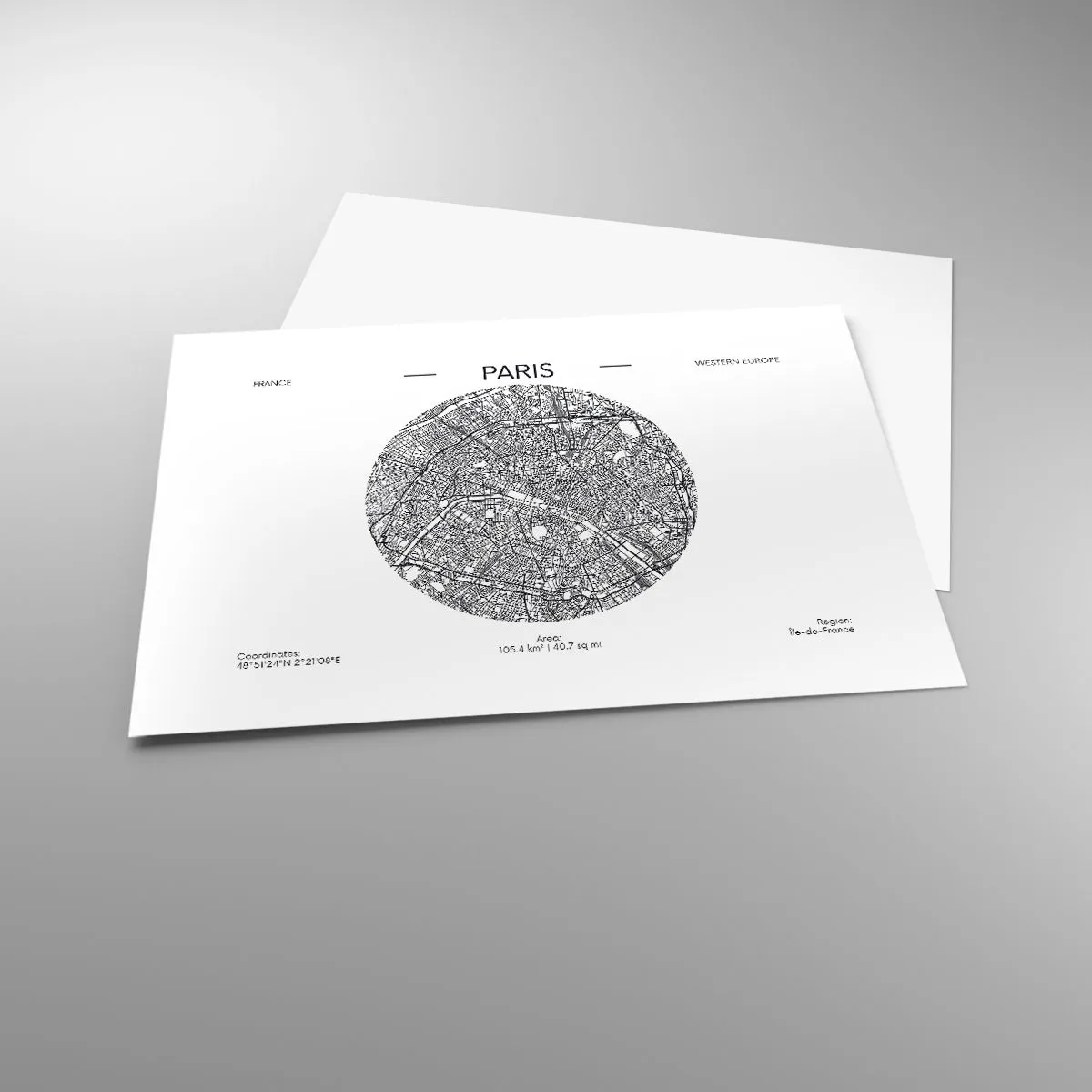 Poster - Anatomie von Paris - 70x50 cm