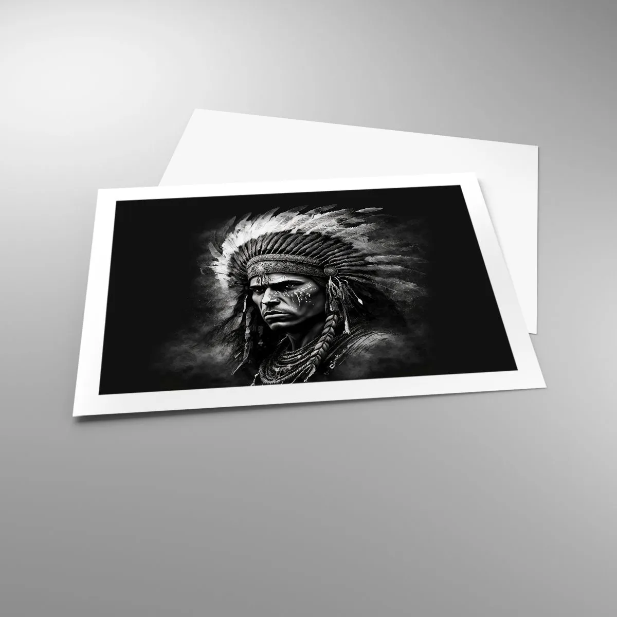 Affiche - Poster - Un leader et un guerrier - 70x50 cm