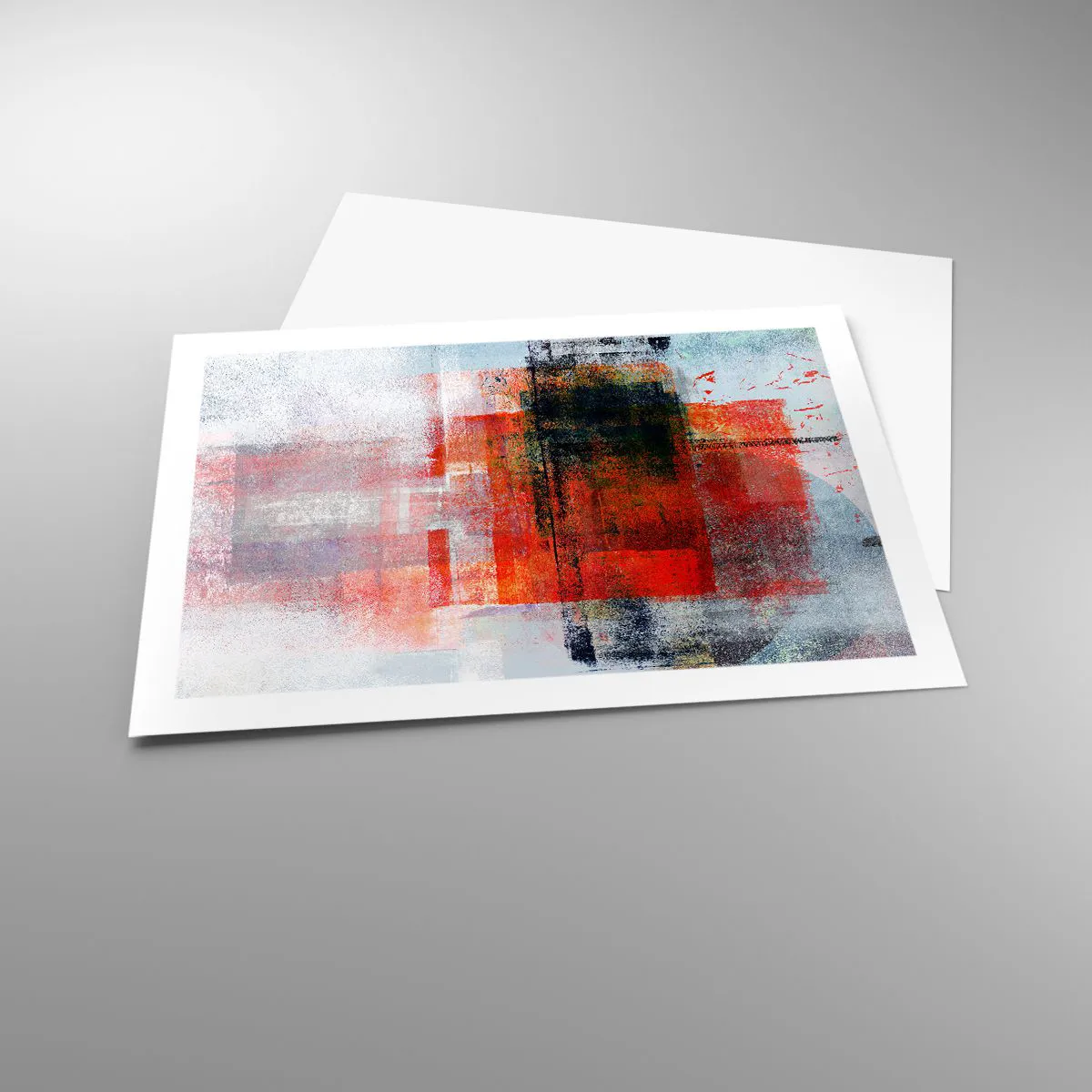 Plakat - Kompozycja rozżarzona - 70x50 cm