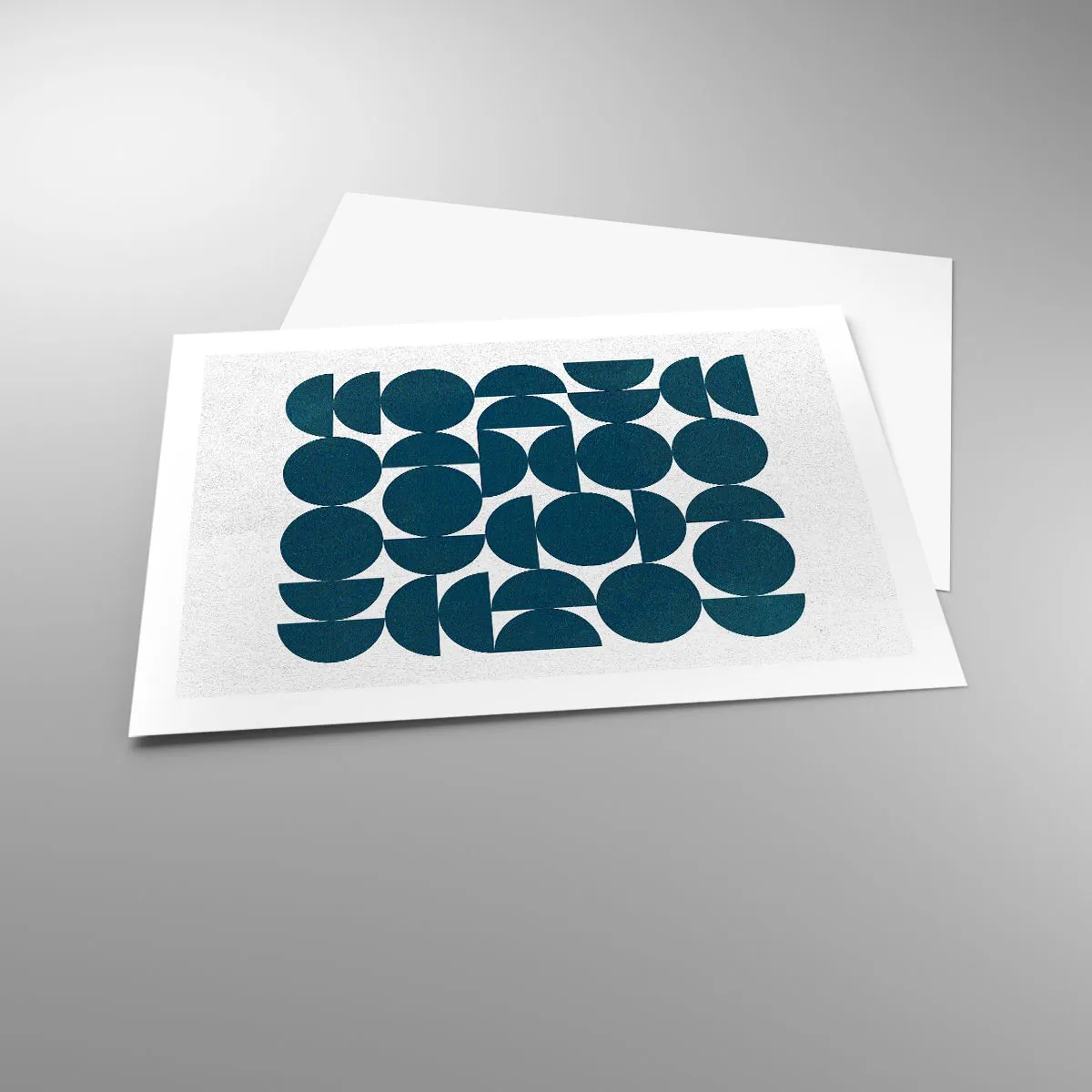 Poszter - Körök és félkörök - 70x50 cm