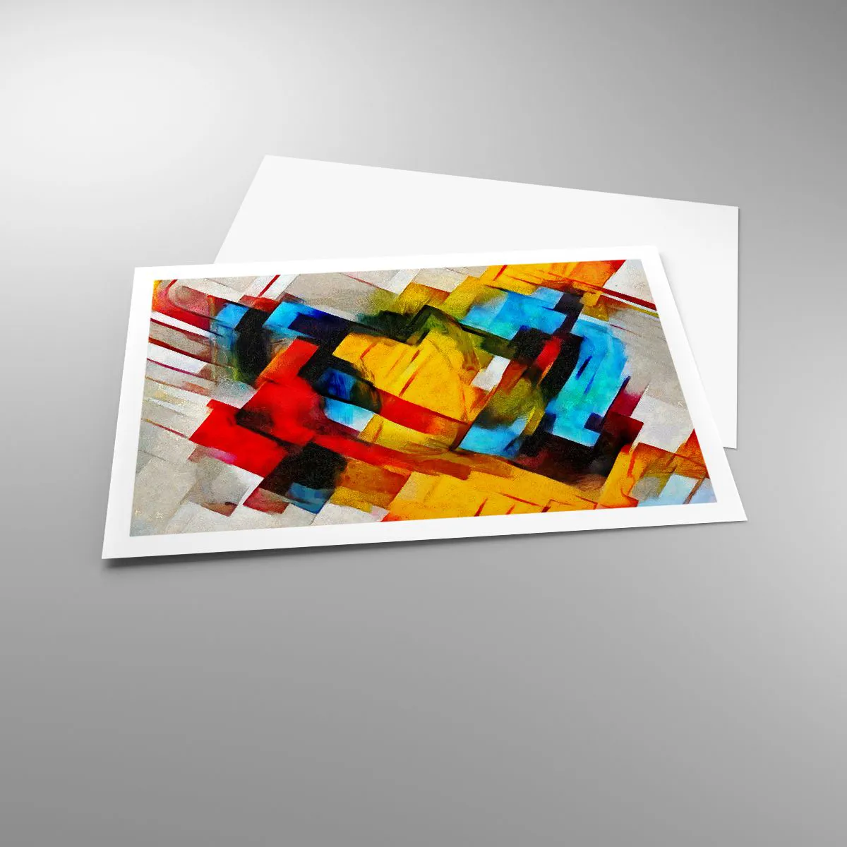 Plakat - Różnobarwny przekładaniec - 91x61 cm