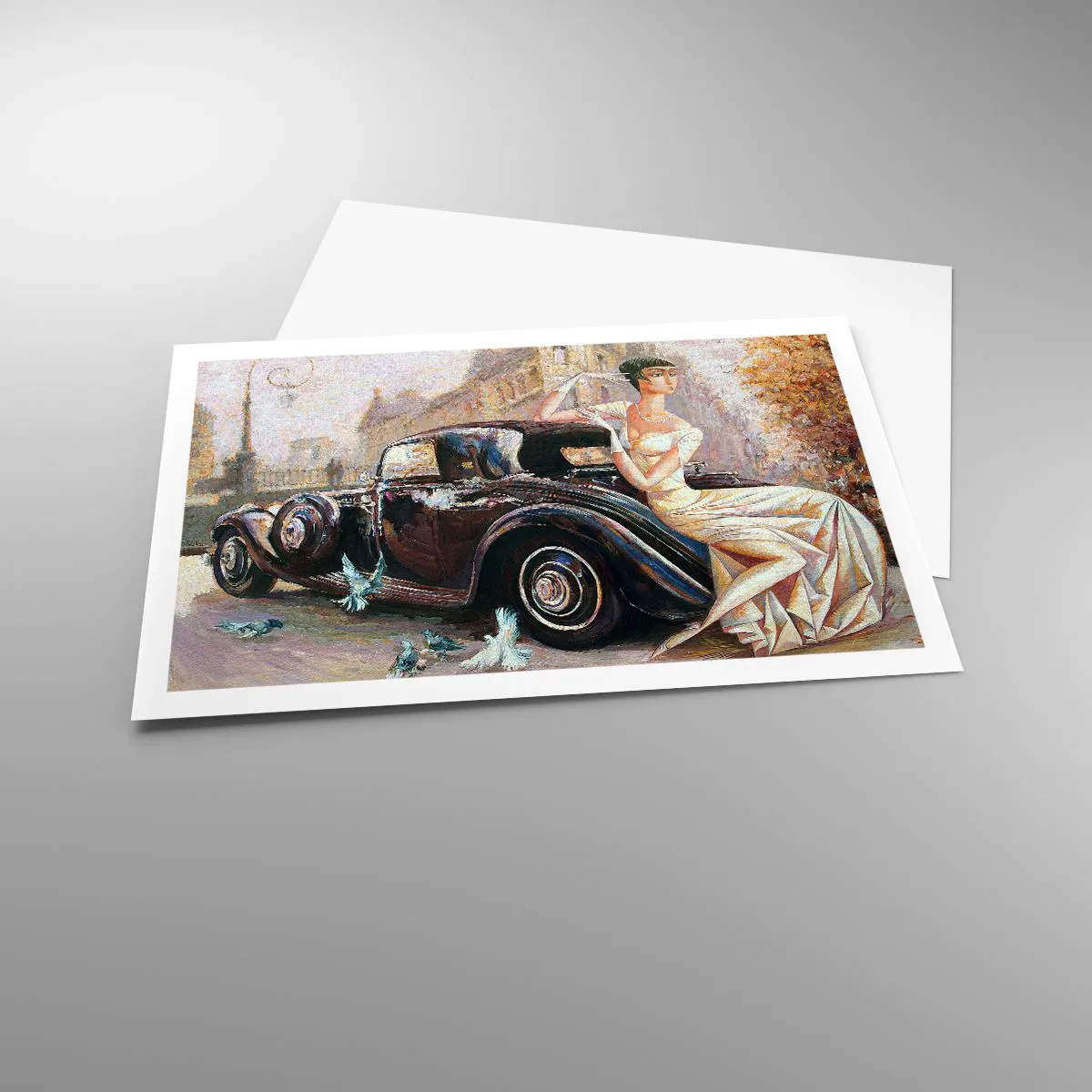 Póster - Elegancia retro - 91x61 cm