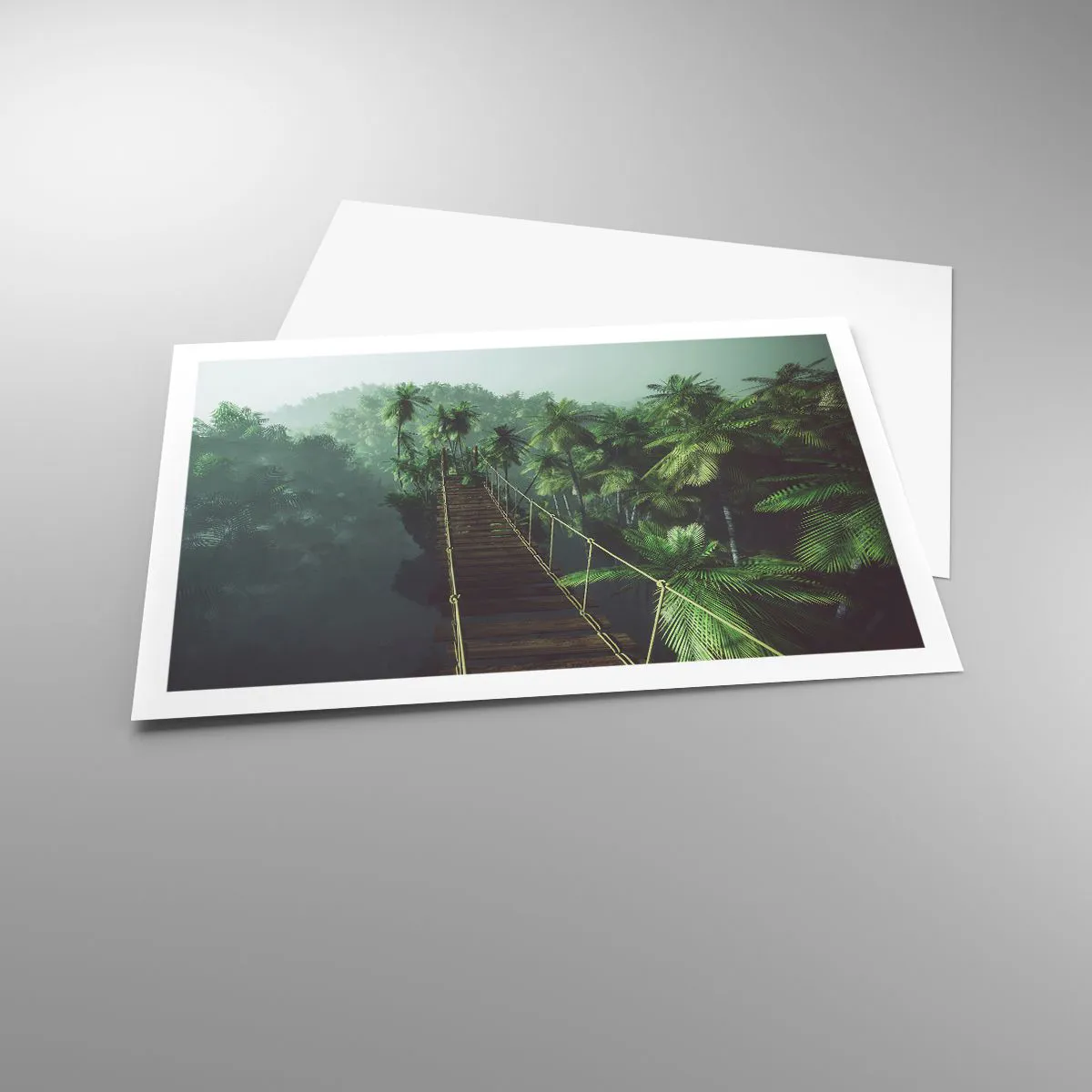 Plakat - Nad kipielą zieleni - 91x61 cm