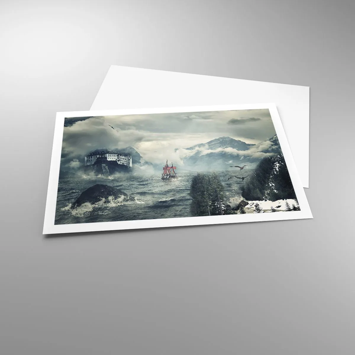 Plakat - På magiske vande - 91x61 cm