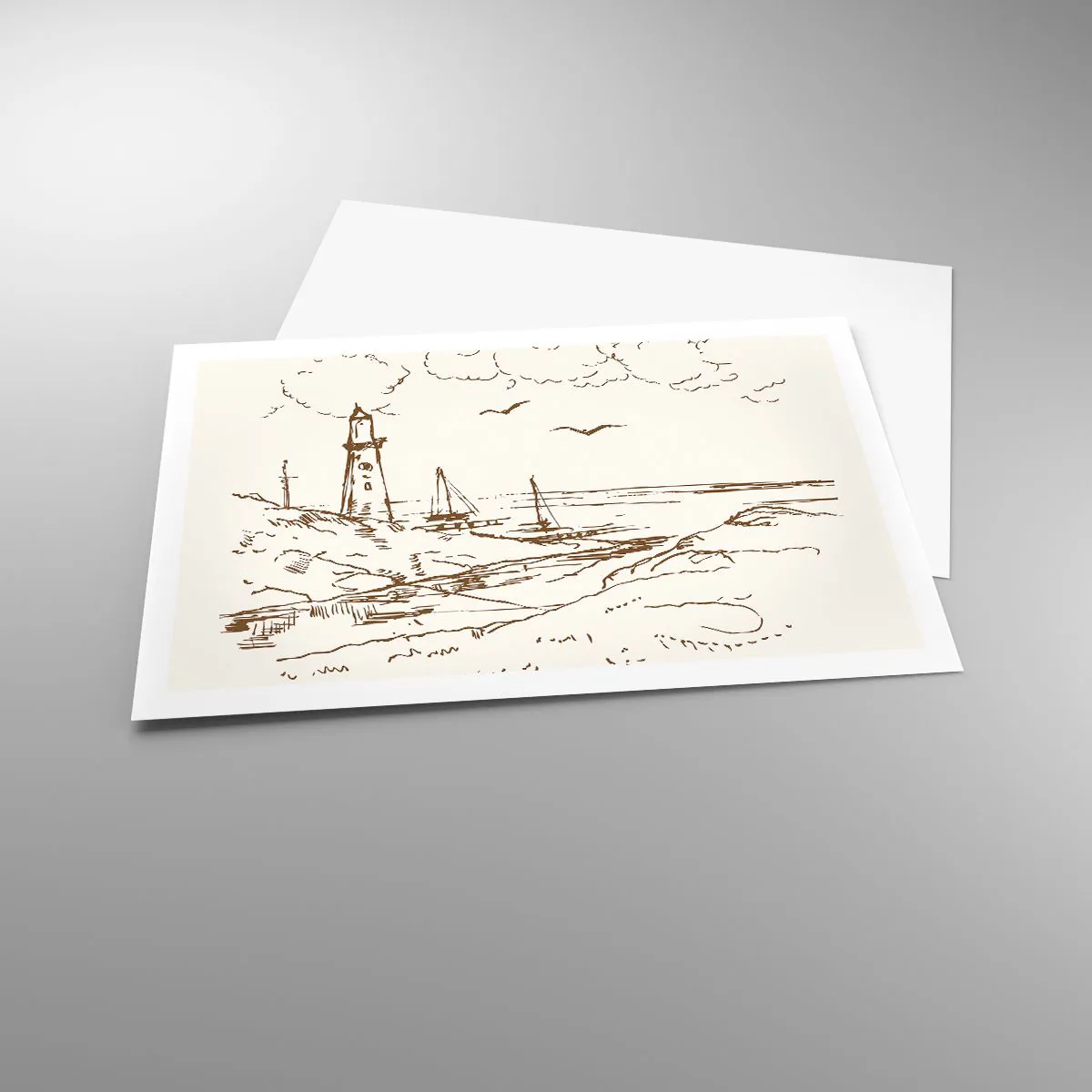 Plakat - Zarys wspomnienia lata - 91x61 cm