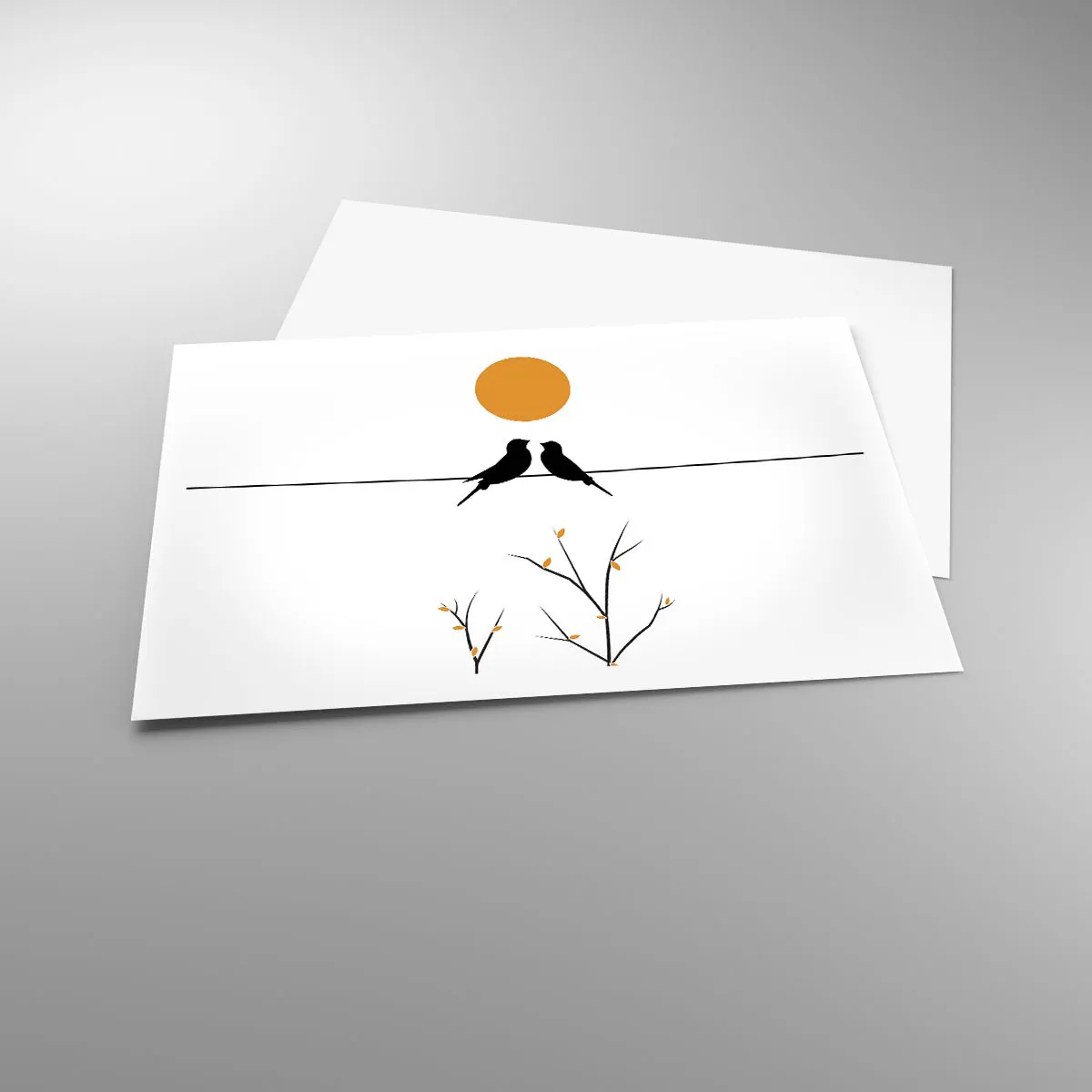 Plakat - Słowiczy wieczór - 91x61 cm