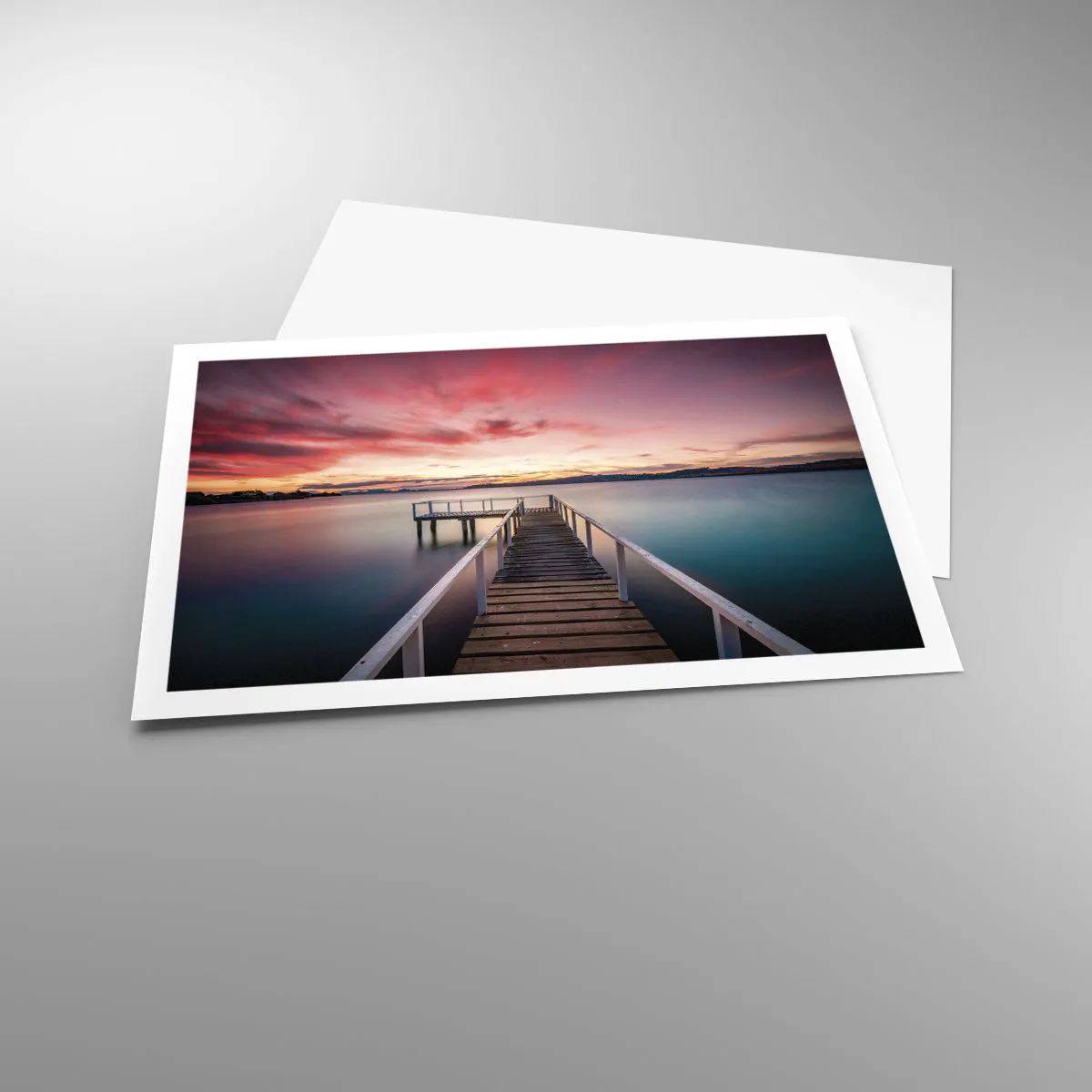 Affiche - Poster - La douce flamme du soir - 91x61 cm