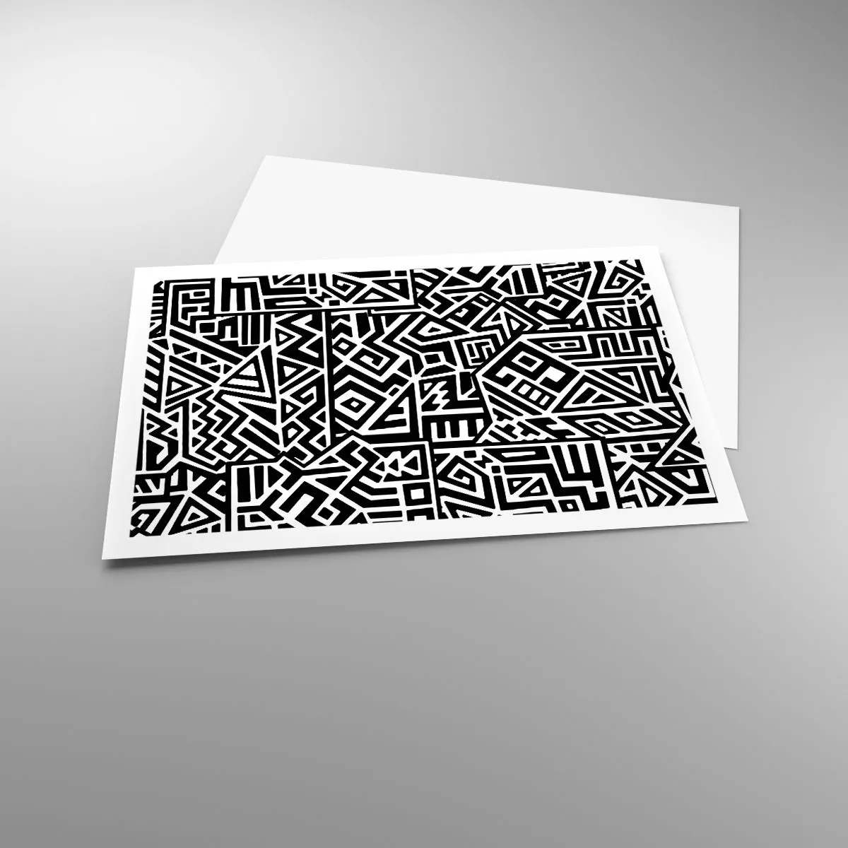 Poster - Pre-Columbiaanse compositie - 91x61 cm