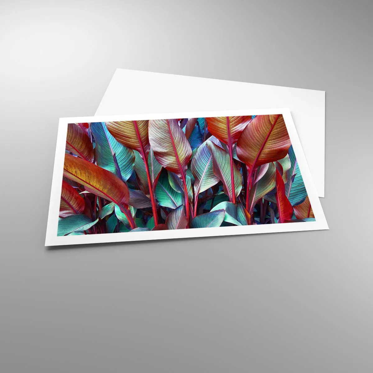 Affisch - En färgglad tätskog - 91x61 cm