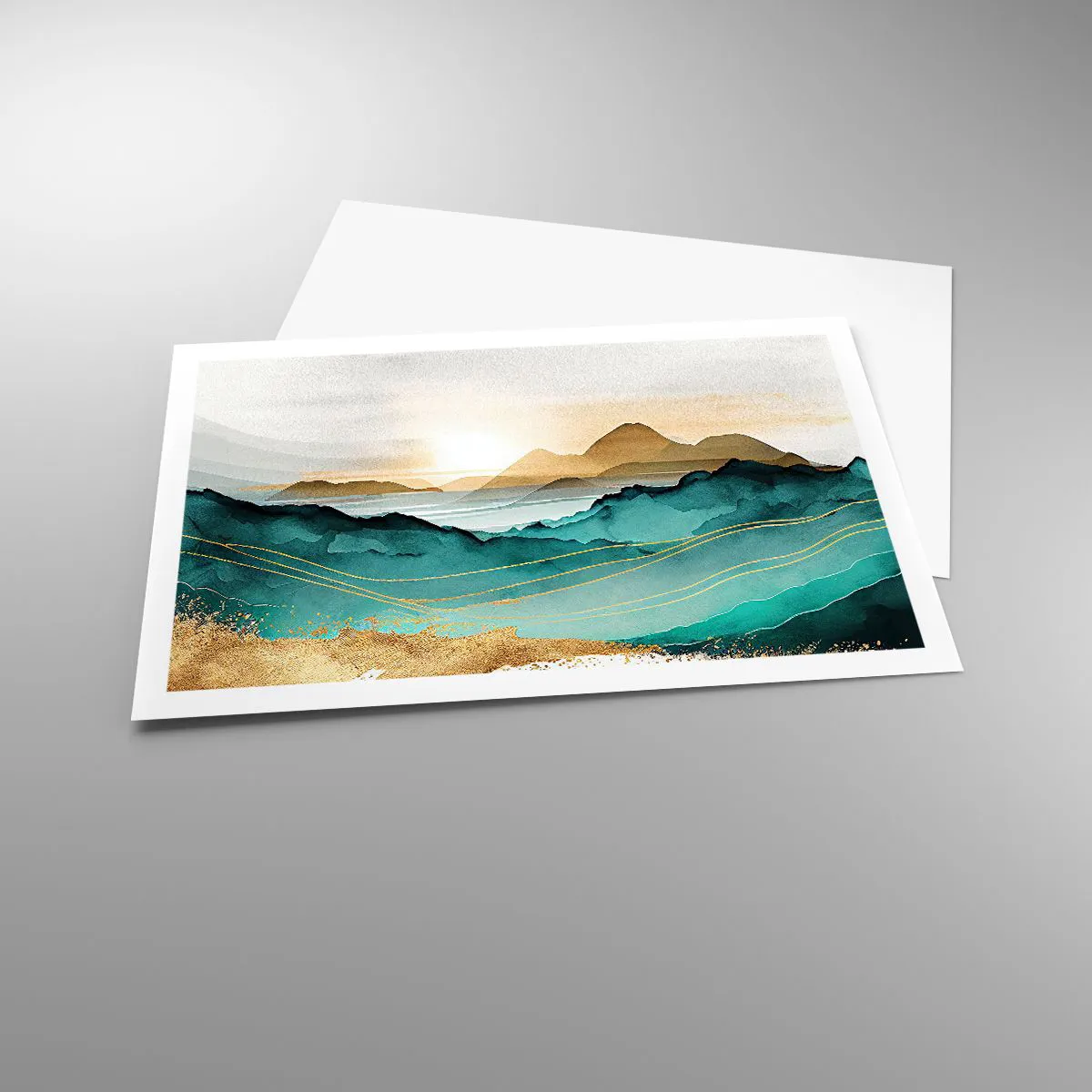 Poster - On the Verge of Abstract - Landscape - 91x61 cm