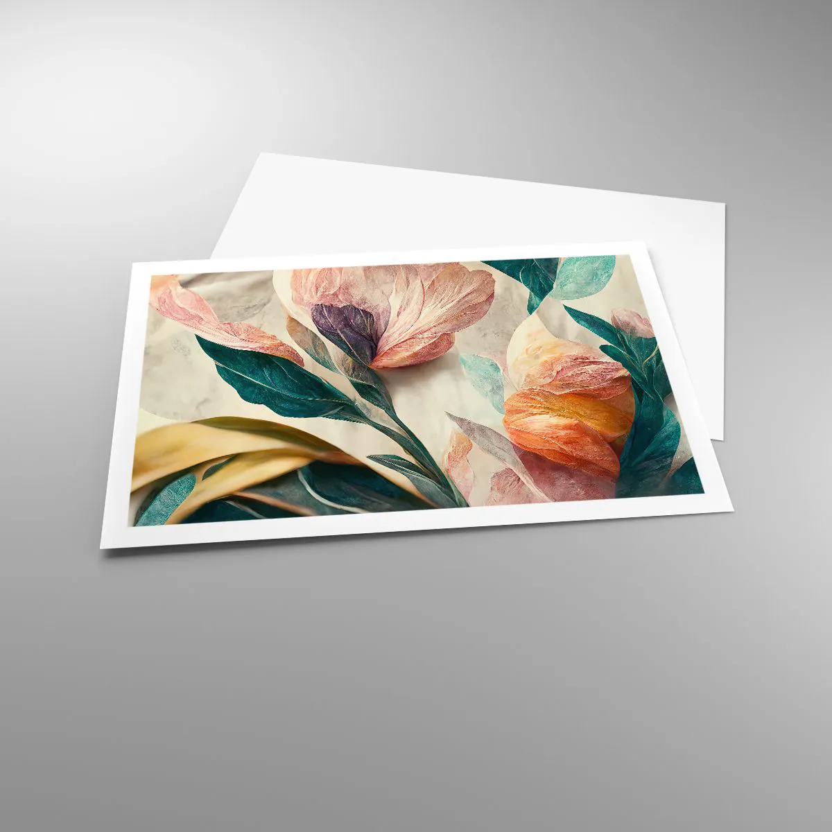 Poster - Blumen der südlichen Inseln - 91x61 cm