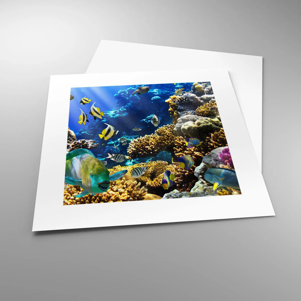 Pôster - Tráfego intenso no percurso de férias - 30x30 cm