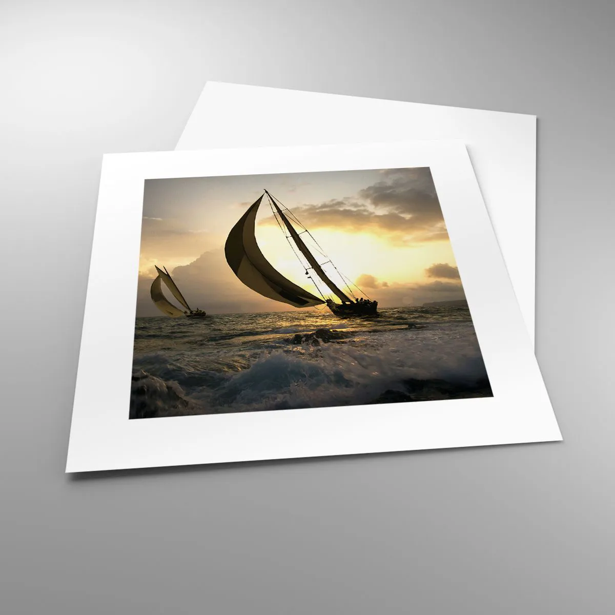 Poster - Vânt în jos și în sus - 30x30 cm