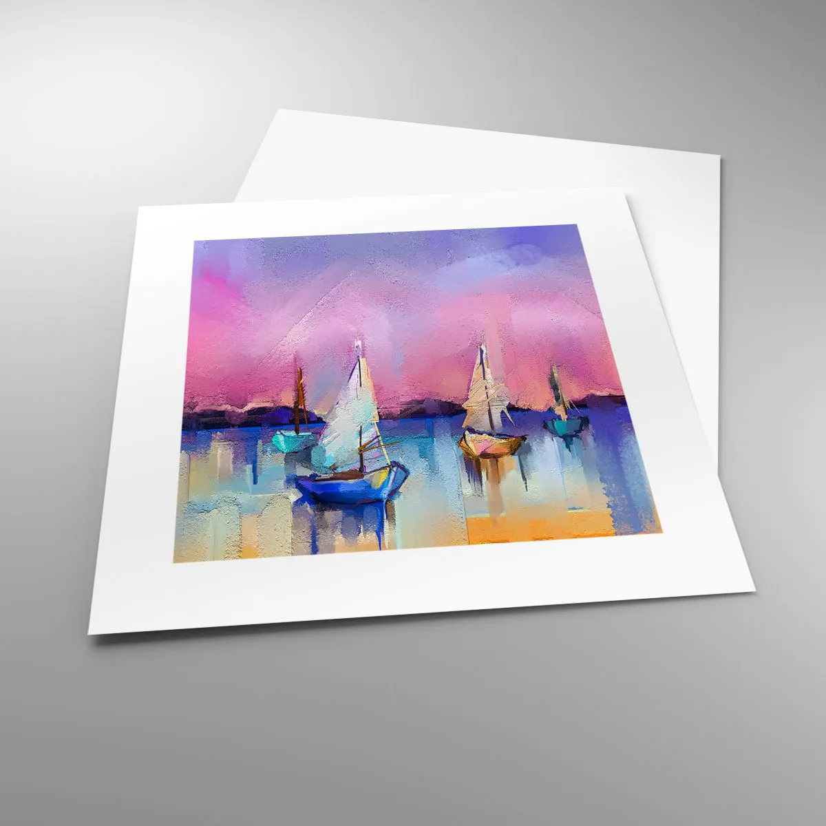 Plakát - Směr: široké vody - 30x30 cm