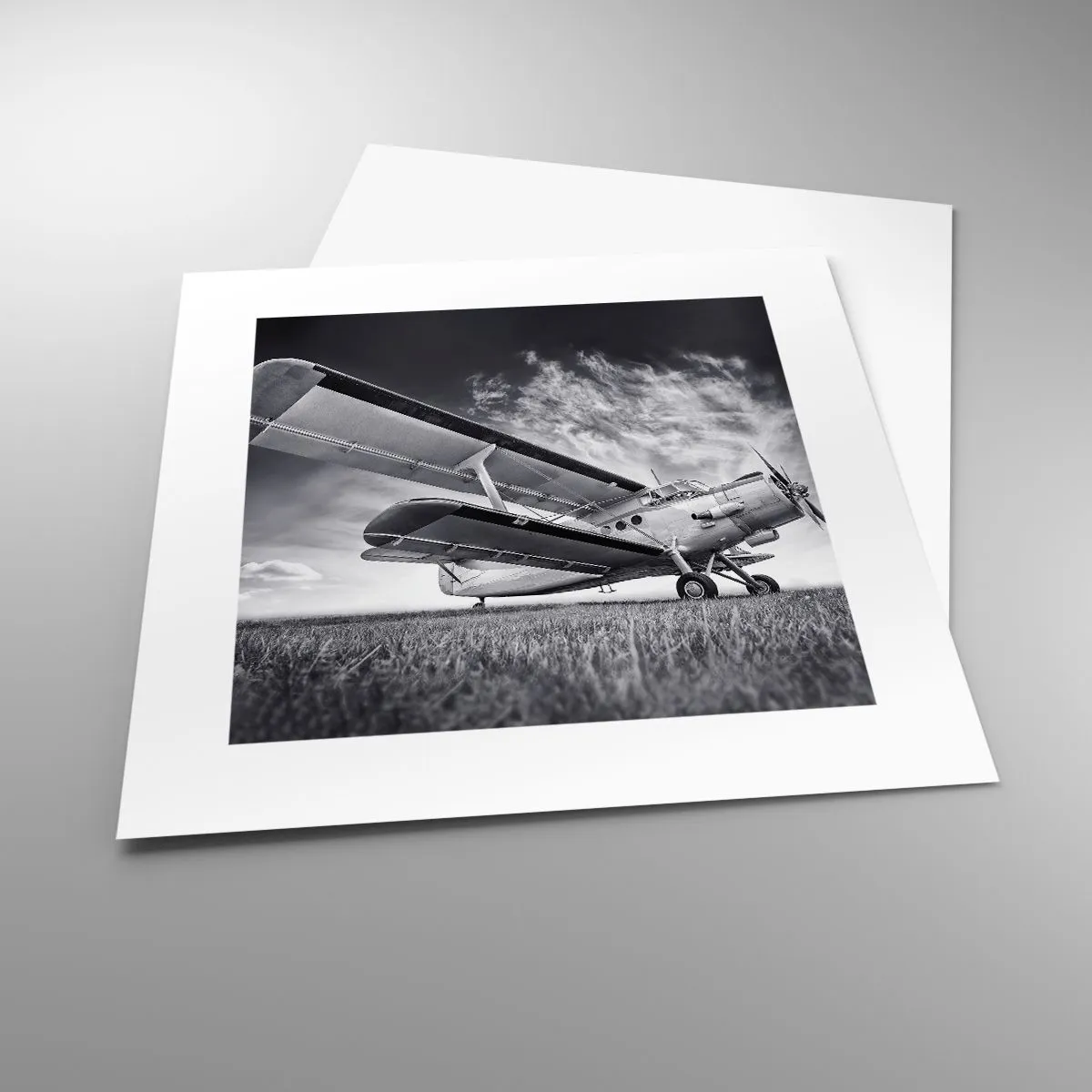 Poster - Der geflügelte Wanderer - 30x30 cm