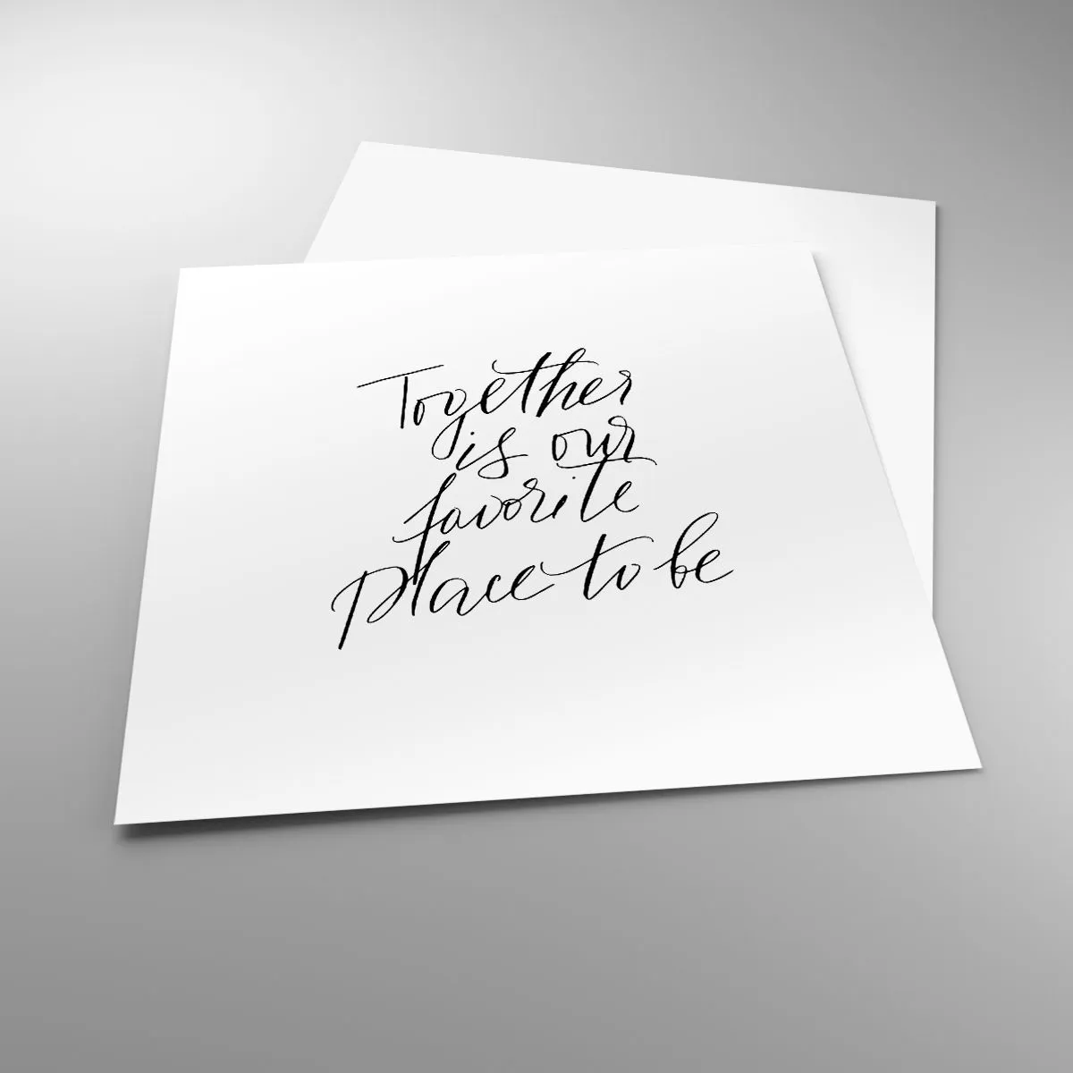 Poszter - Te is érzed? - 30x30 cm